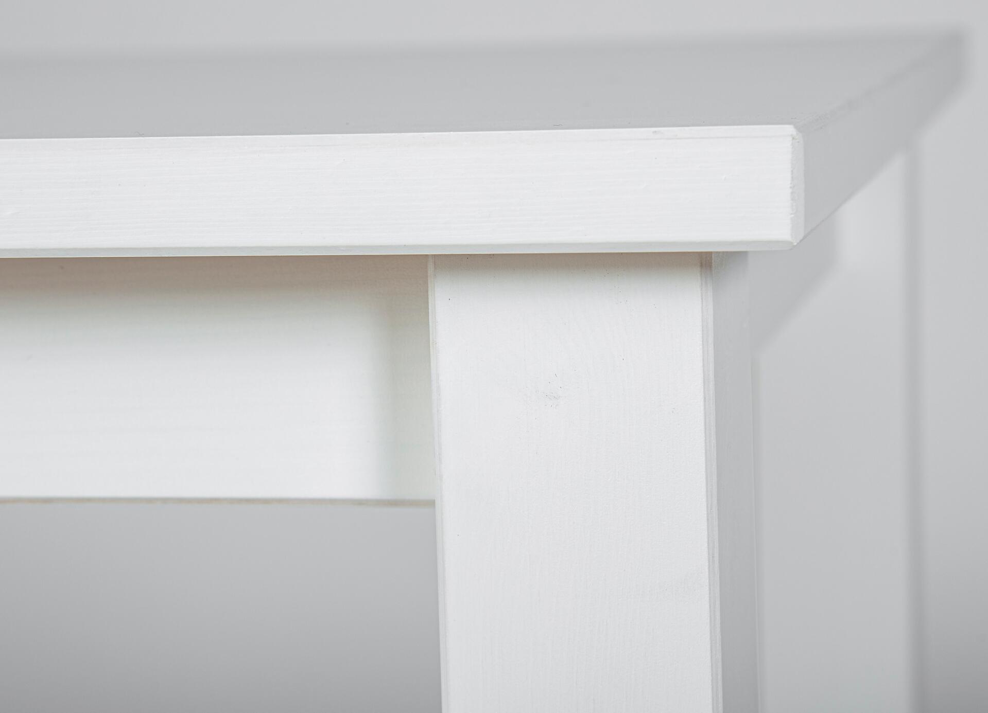 Beistelltisch Asgar weiß B/H/T: ca. 45x55x45 cm