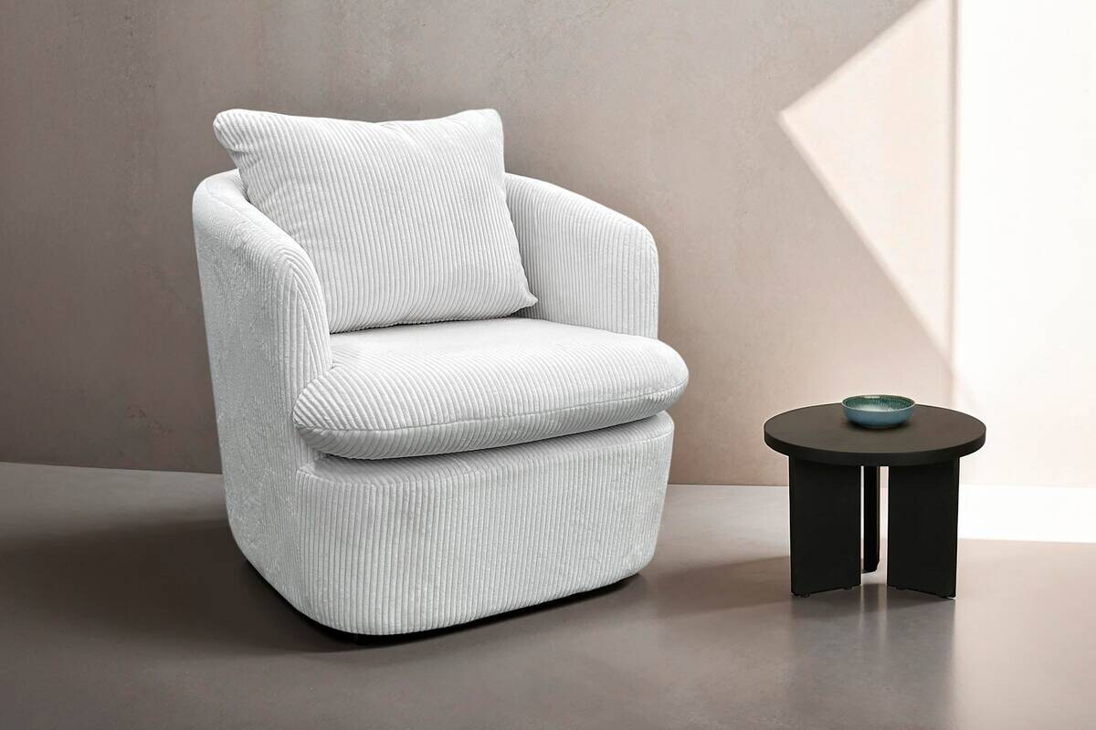 Beistelltisch ROUND schwarz lackiert Akazie H/D: ca. 30x40 cm