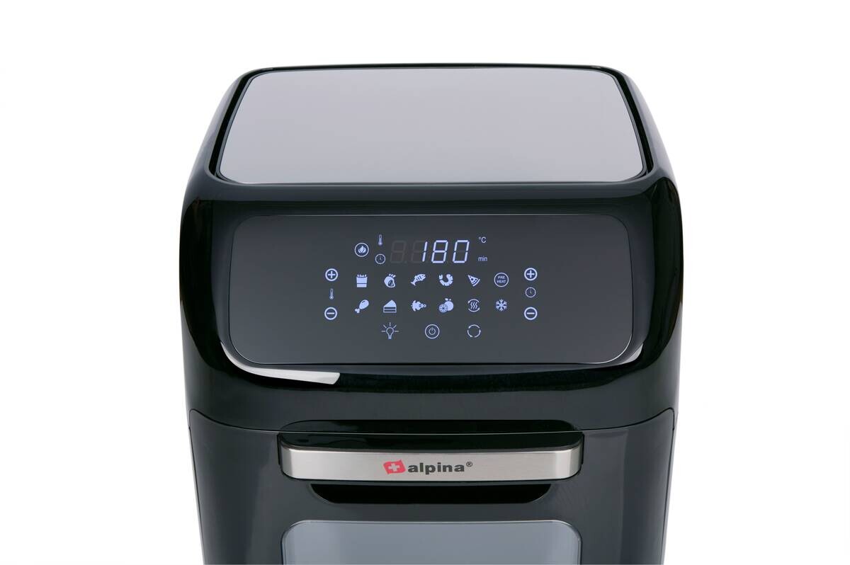 alpina Heißluftfritteuse 871125219568 schwarz Kunststoff ca. 2 l