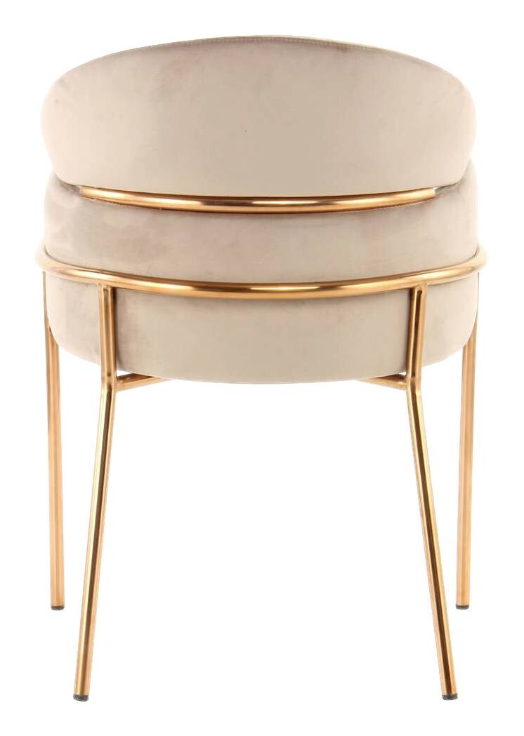 Stuhl Corey 100 taupe Microfaser B/H/T: ca. 58x79x57 cm