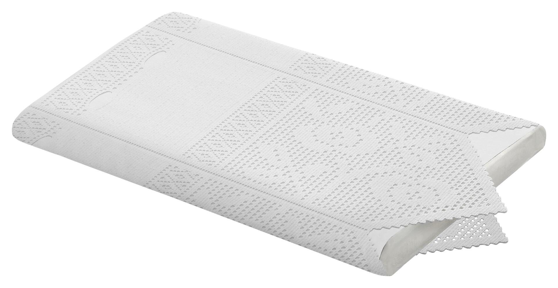 Scheibengardinen-Meterware weiß H: ca. 30 cm