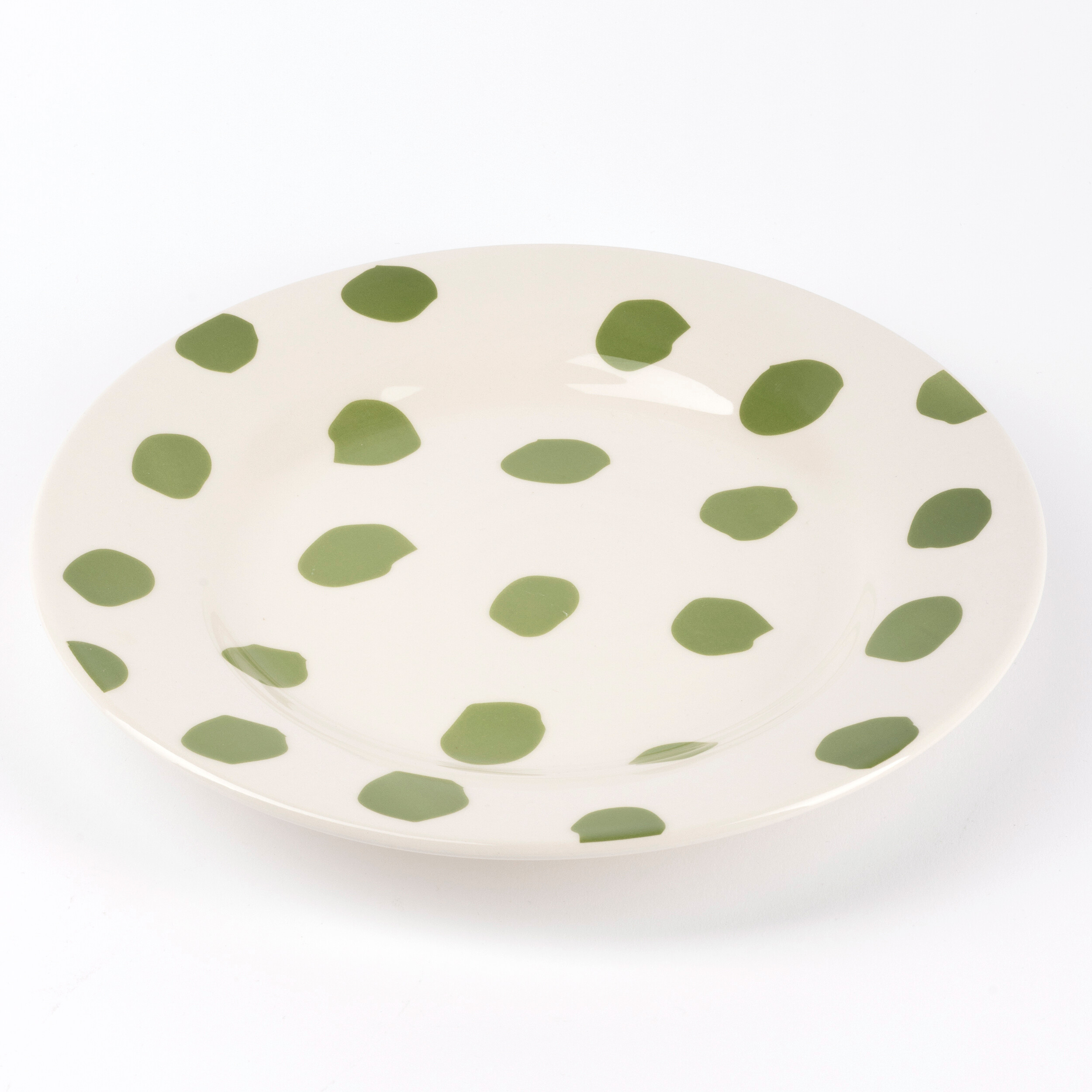 CASA SAMANTHA Teller SABOR grün Steinzeug 3 tlg.