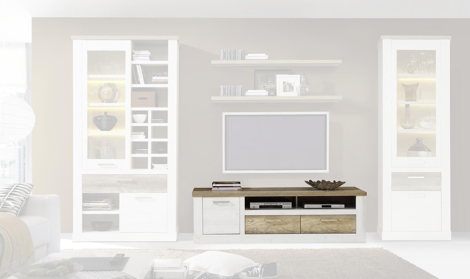 TV-Lowboard  B/H/T: ca. 179x52x52 cm