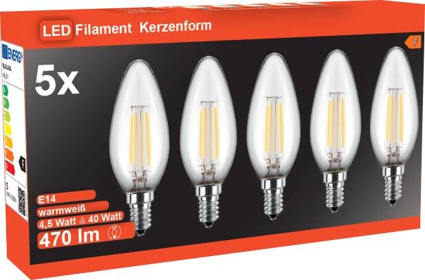 Blulaxa Kerzenlampe 49247 E14
