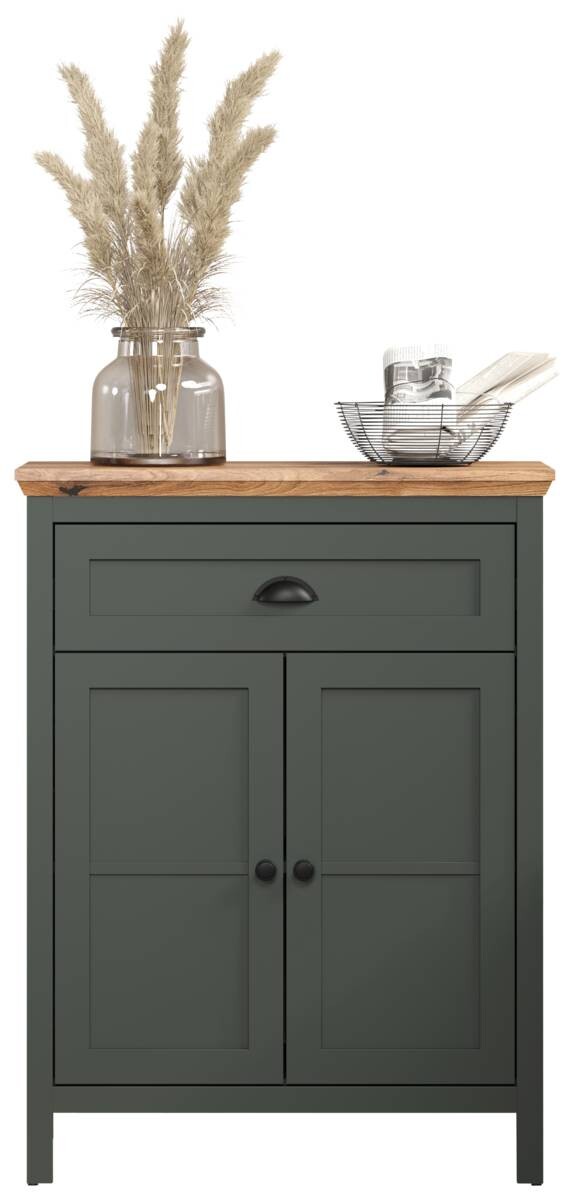 Kommode Stanton tannengrün Eiche Evoke Coast Nachbildung B/H/T: ca. 77x102x39 cm