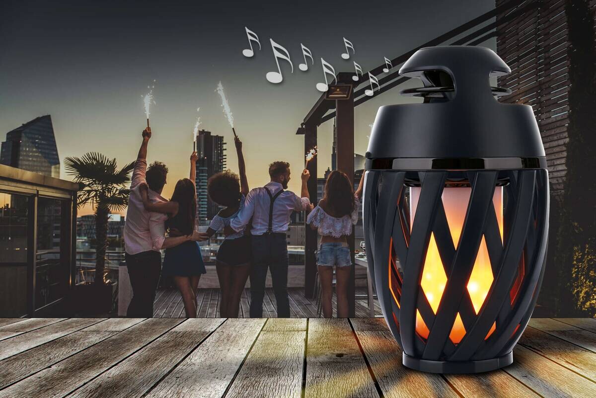 Näve Leuchten Tischleuchte 5243822 schwarz Kunststoff H/D: ca. 16,5x10 cm null 48 Brennstellen