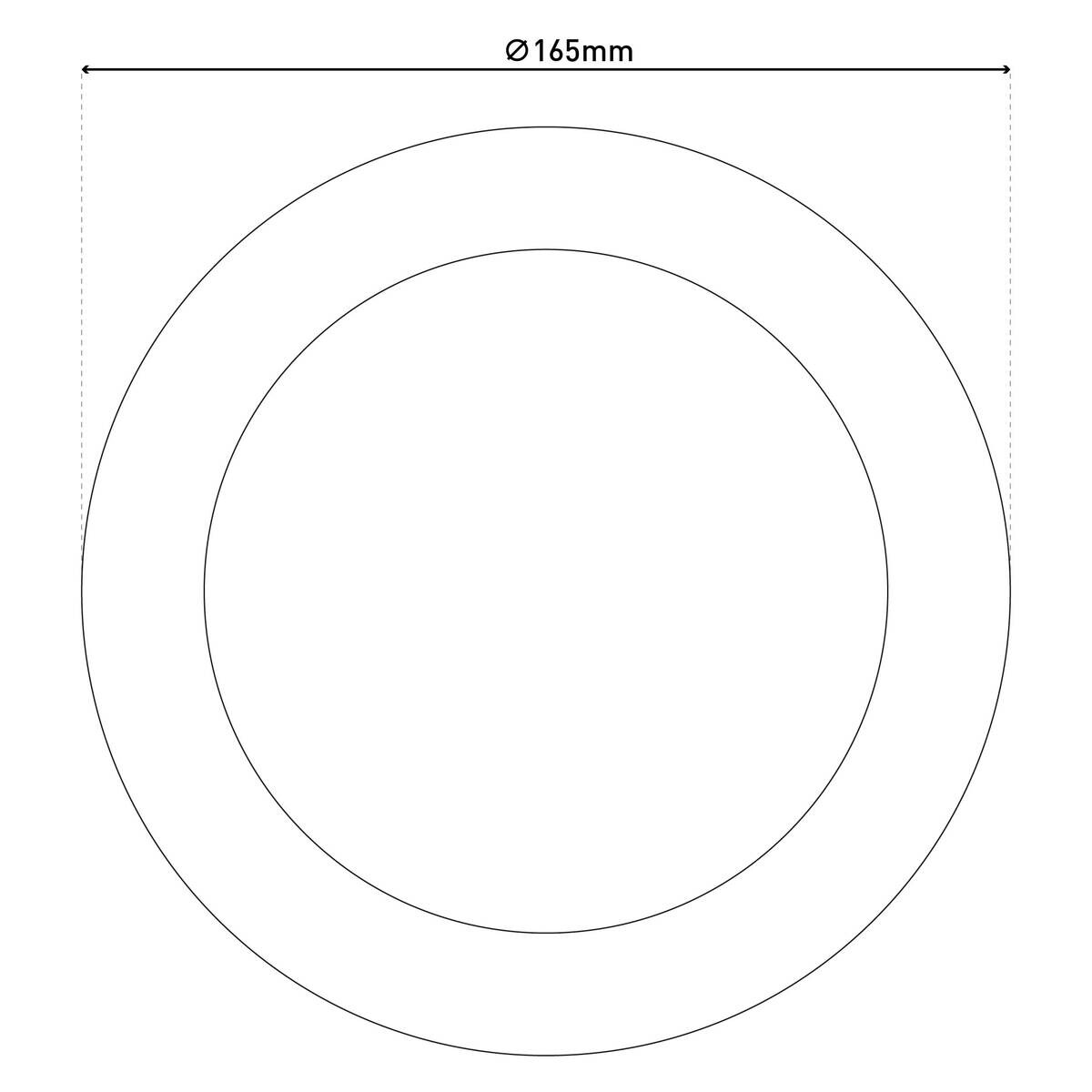 Näve Leuchten Deckenleuchte BONUS NV1384423 weiß Aluminium Kunststoff H/D: ca. 1,5x16,5 cm null 1 Brennstellen