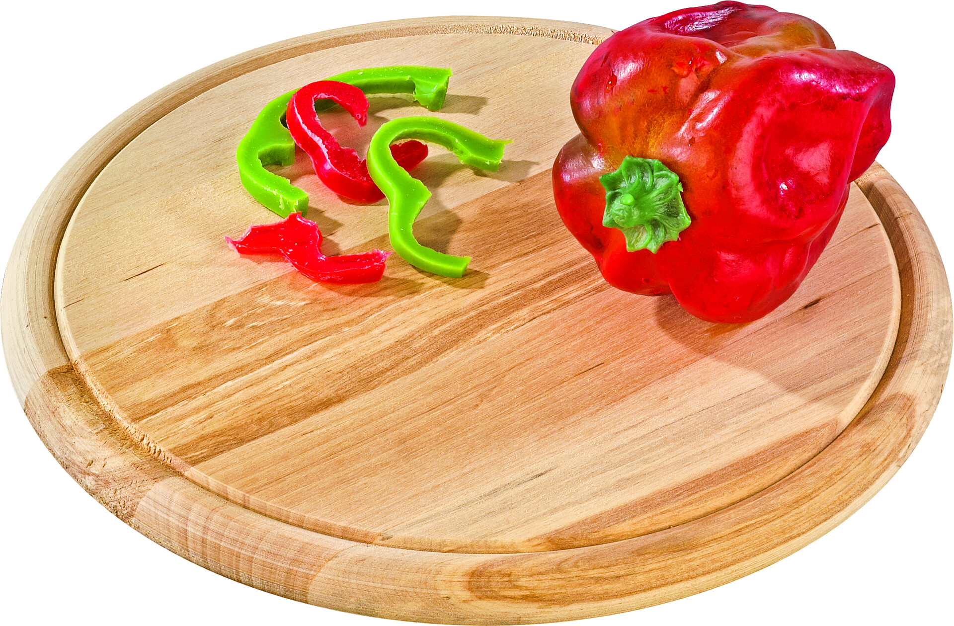 Sensation Fleischteller natur Holz D: ca. 25 cm