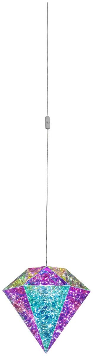 Nolo Dekoleuchte Diamant transparent B/H/L: ca. 20x20x20 cm