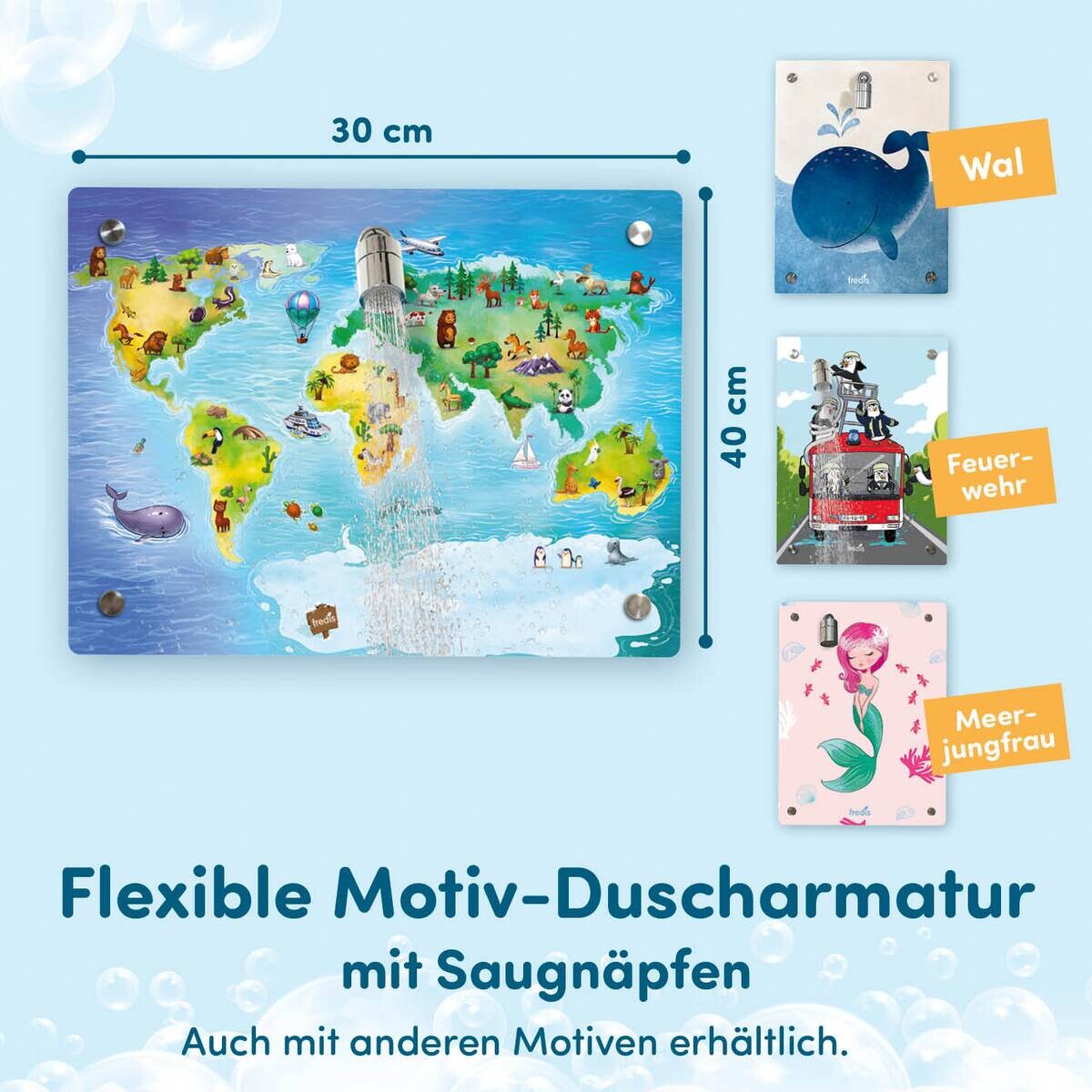 fredis Kinderdusche mehrfarbig
