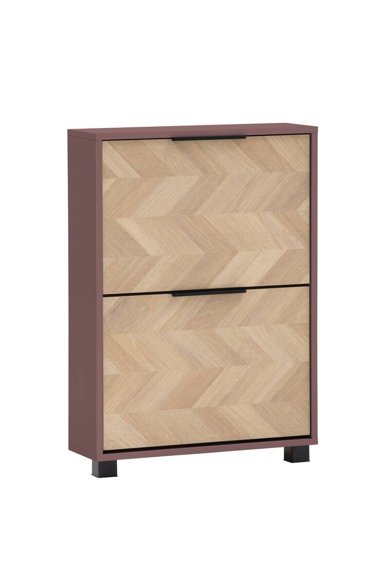 Schuhkipper Piazza, 2er mauve B/H/T: ca. 59,8x85,7x19,55 cm