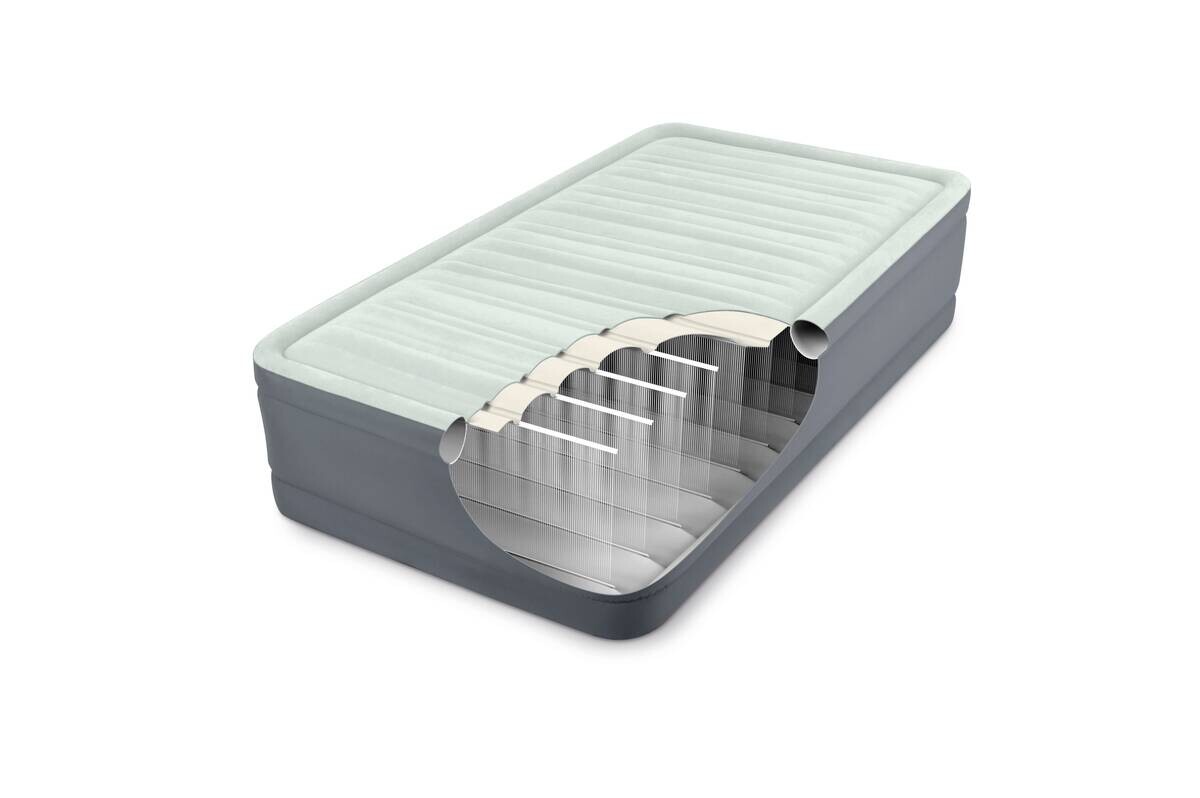 Intex Luftbett hellgrau B/H/L: ca. 99x46x191 cm