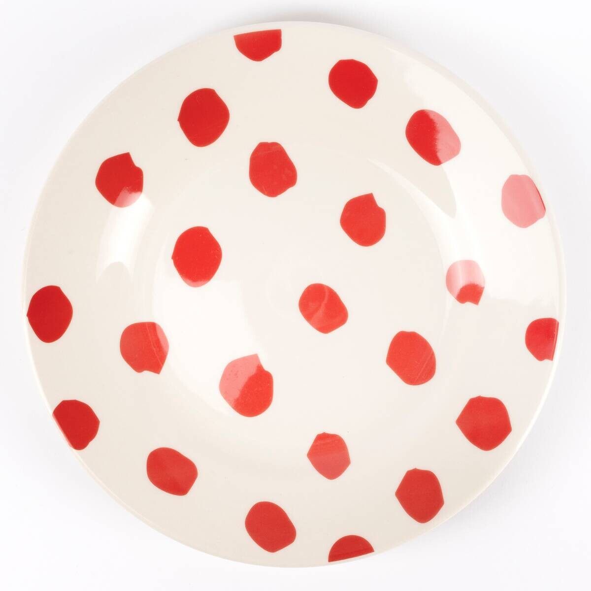 CASA SAMANTHA Teller SABOR rot Steinzeug 3 tlg.