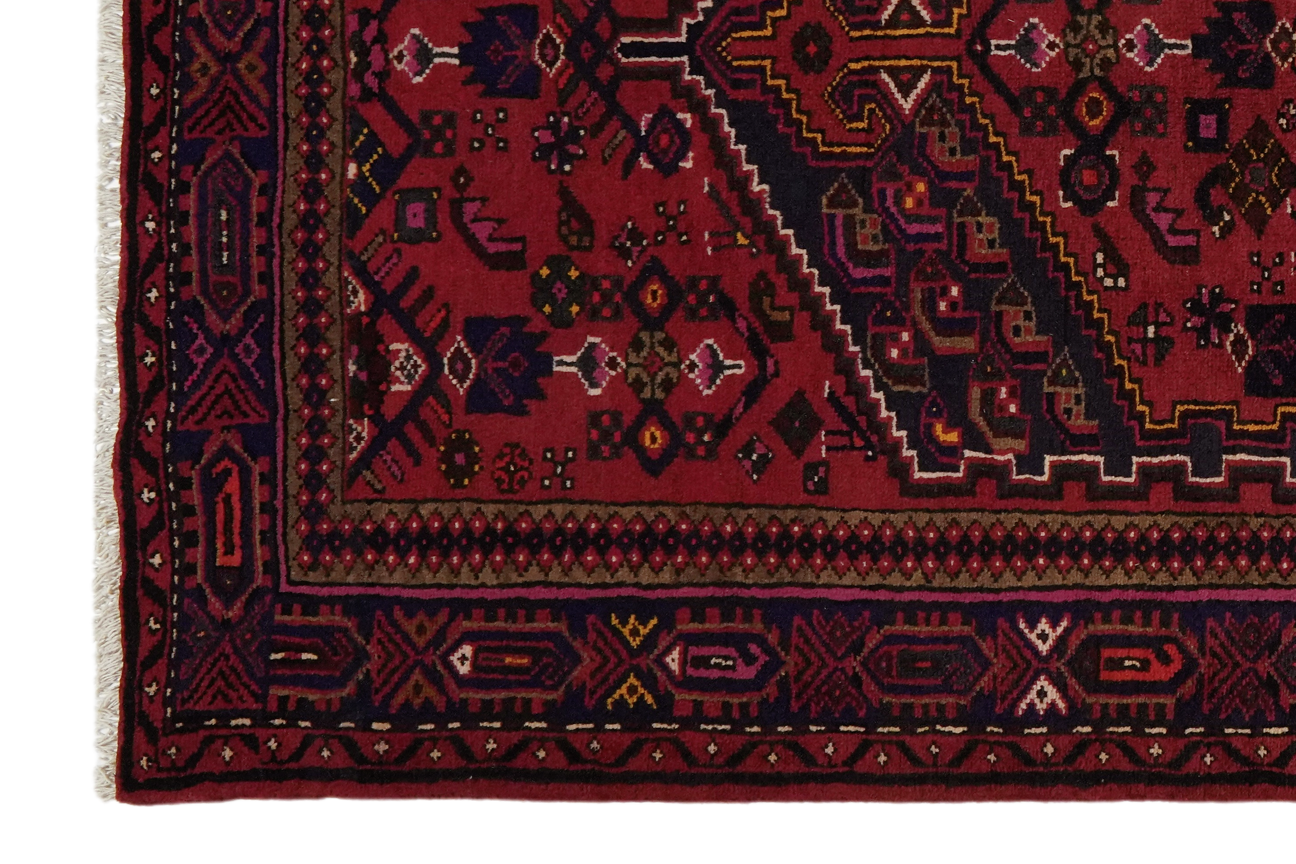 PersaTepp Teppich Khamseh rot B/H/L: ca. 139x1x239 cm