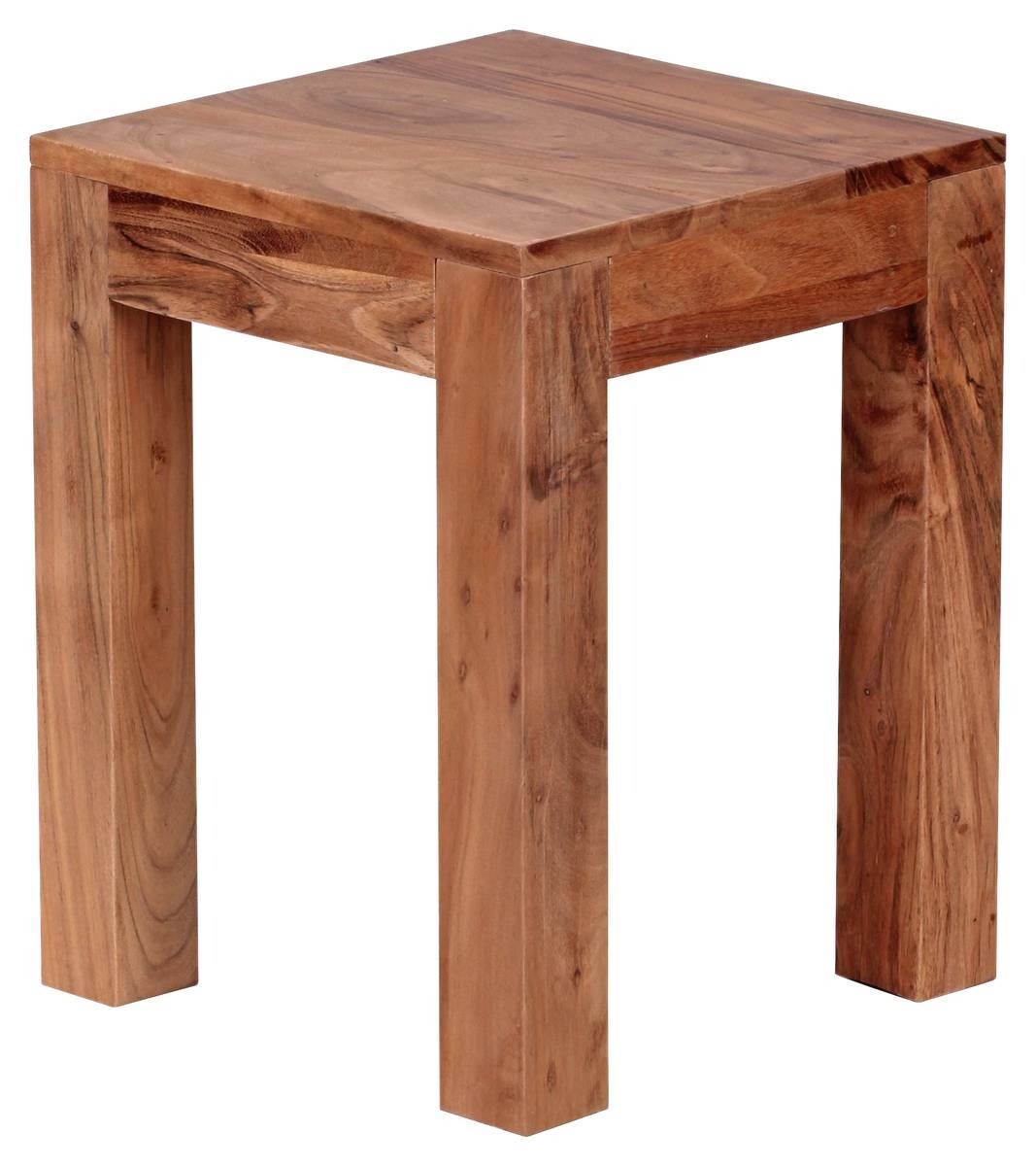 Beistelltisch natur Akazie B/H/T: ca. 35x45x35 cm