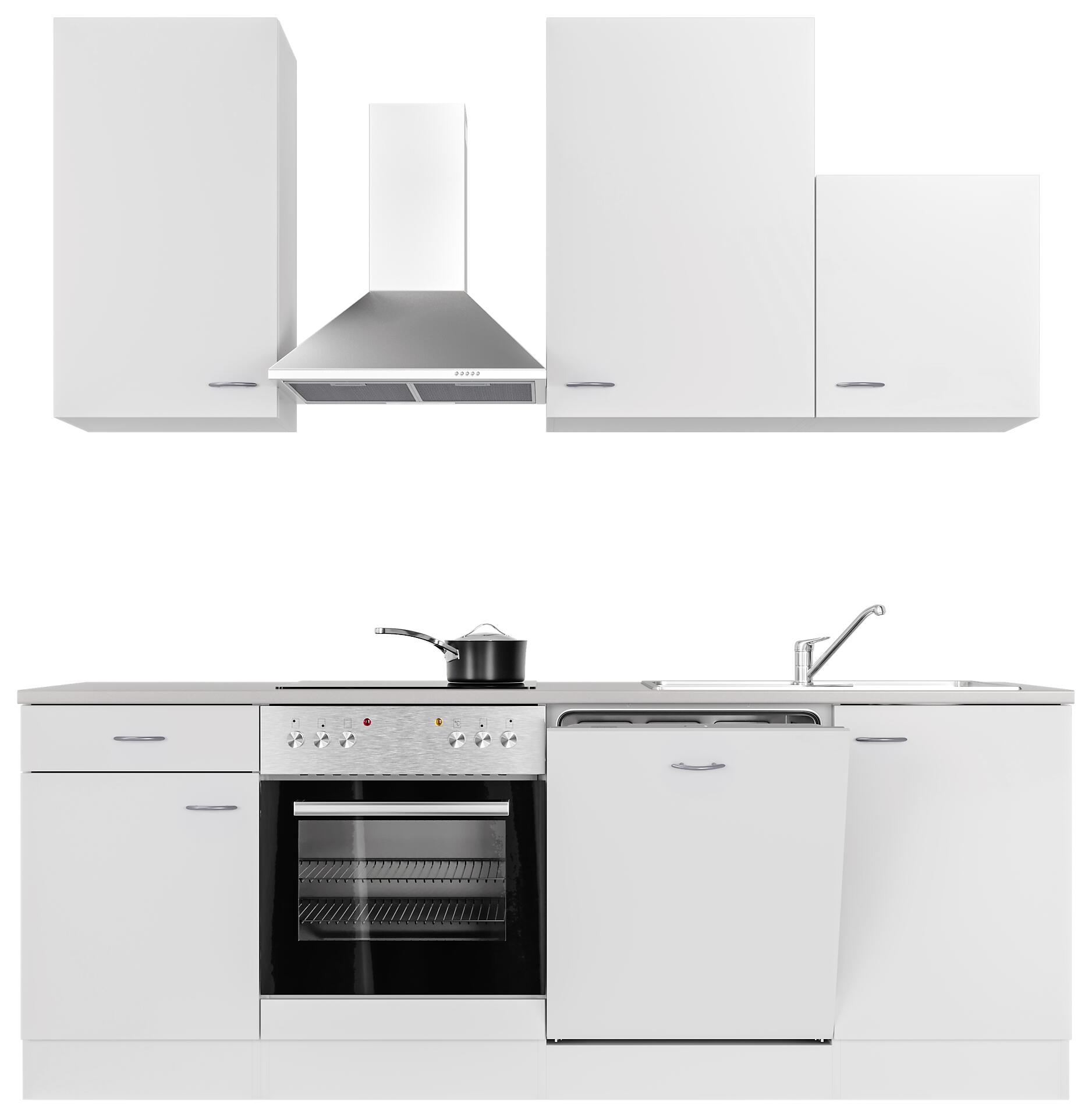 Küchenblock Wito weiß B/H/T: ca. 220x234x60 cm