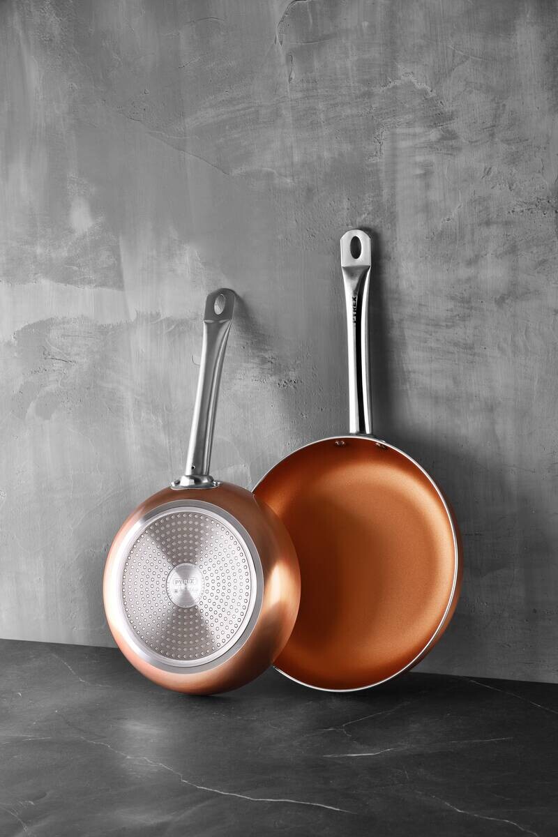 PYREX Pfannenset COPPER SPECIAL Kupfer Aluminium 3 tlg.