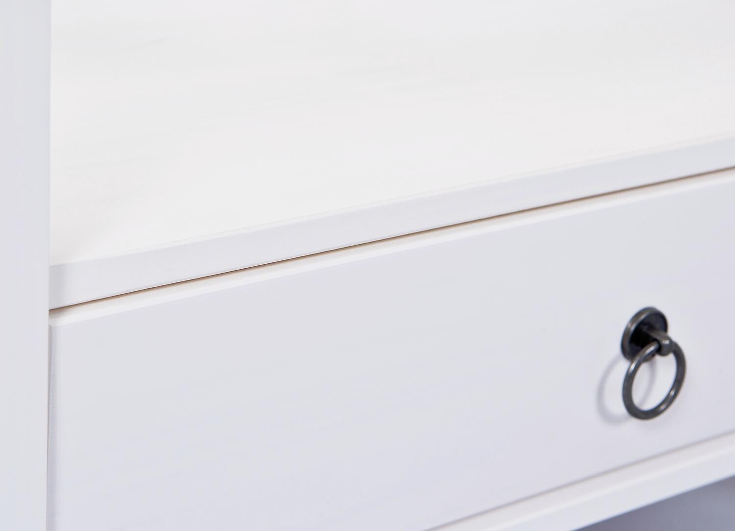 Inter Link Couchtisch Provence weiß Holz B/H/T: ca. 75x45x75 cm