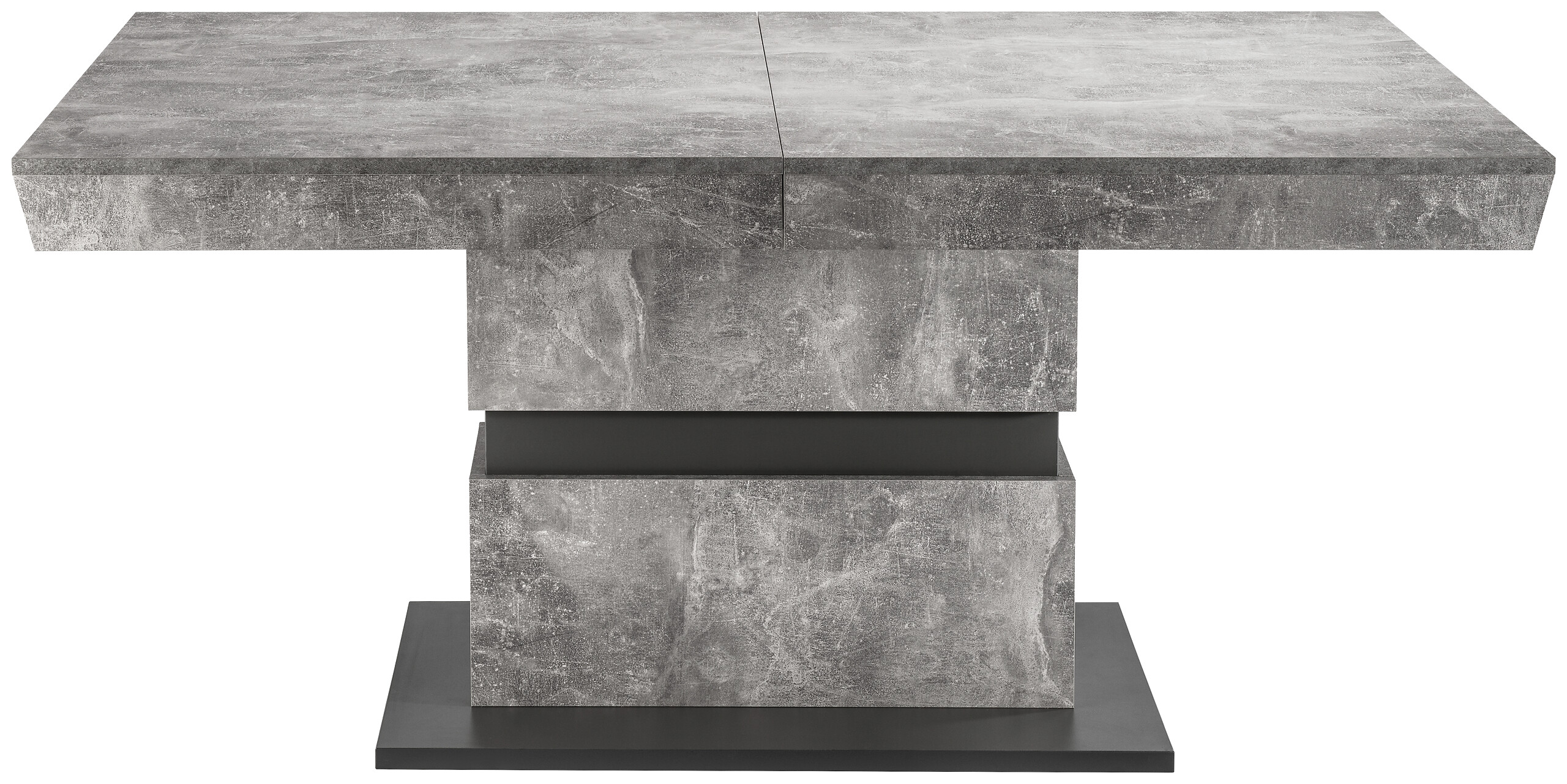 Tisch MATTHEW Beton Optik anthrazit B/H/T: ca. 160x75x90 cm