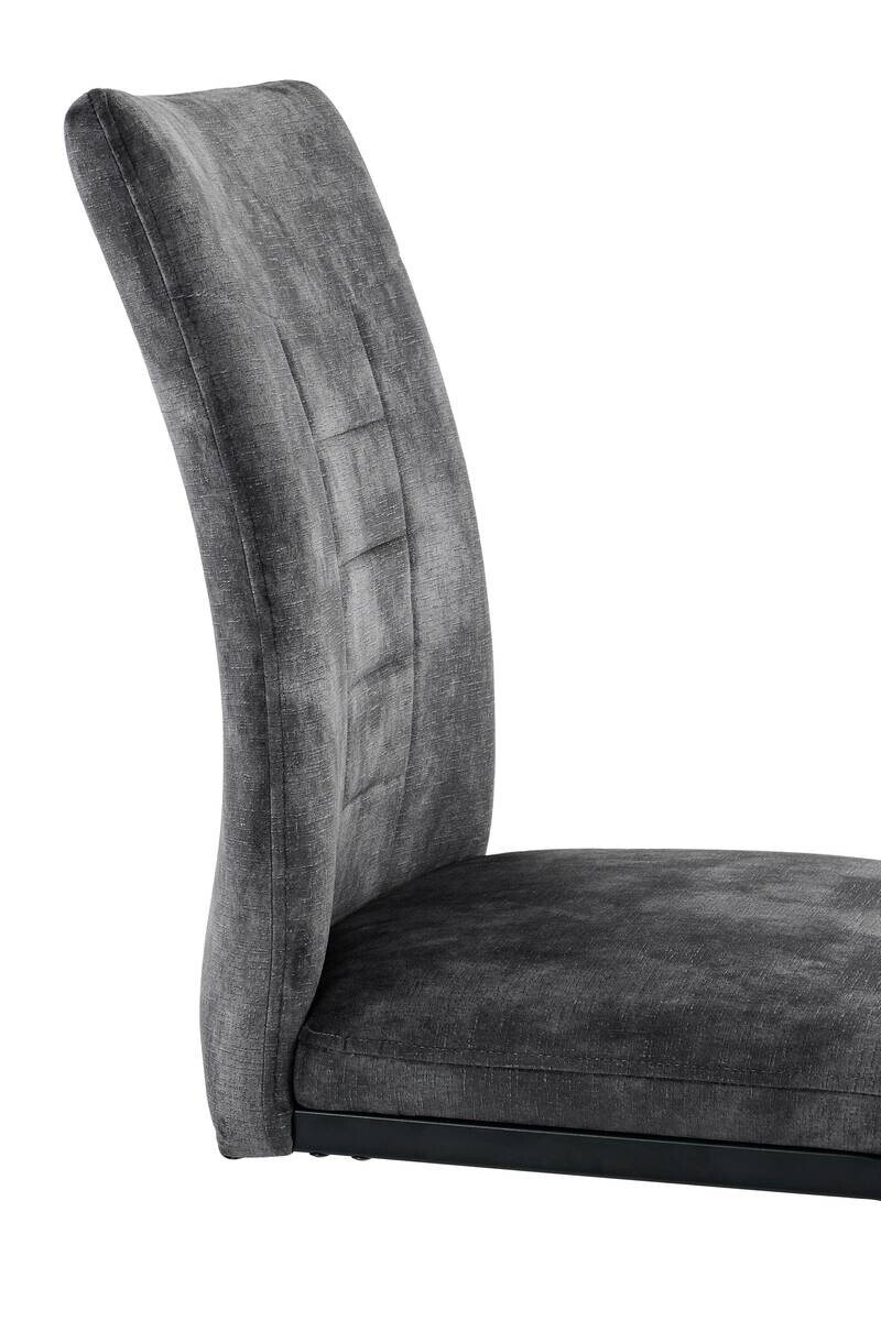 Schwingstuhl Gela anthrazit Microfaser B/H/T: ca. 49x98x62 cm