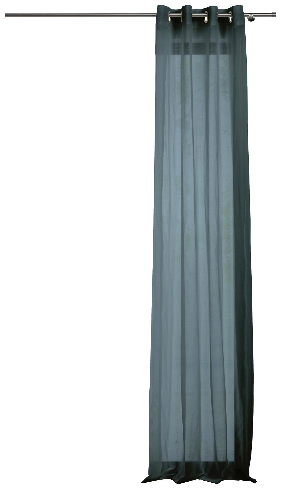 Ösenvorhang PURE blau B/L: ca. 135x300 cm