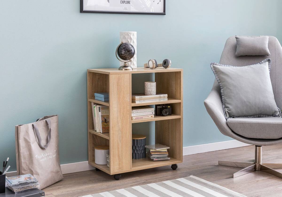 Regal Eiche Sonoma Nachbildung B/H/T: ca. 60x75x35 cm