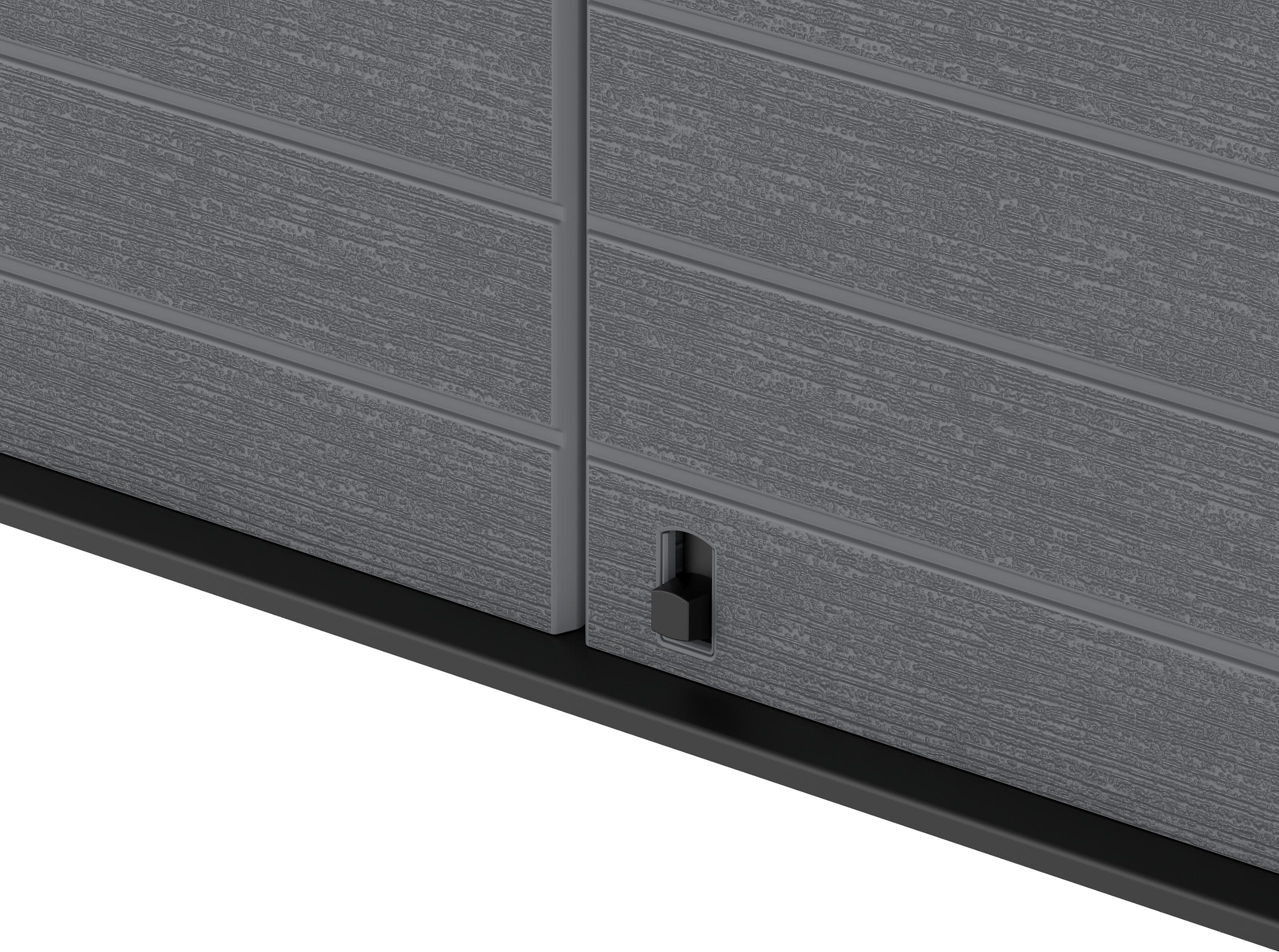 VCM Mülltonnenbox 2er StoreAway grau Kunststoff B/H/L: ca. 145x125x83 cm