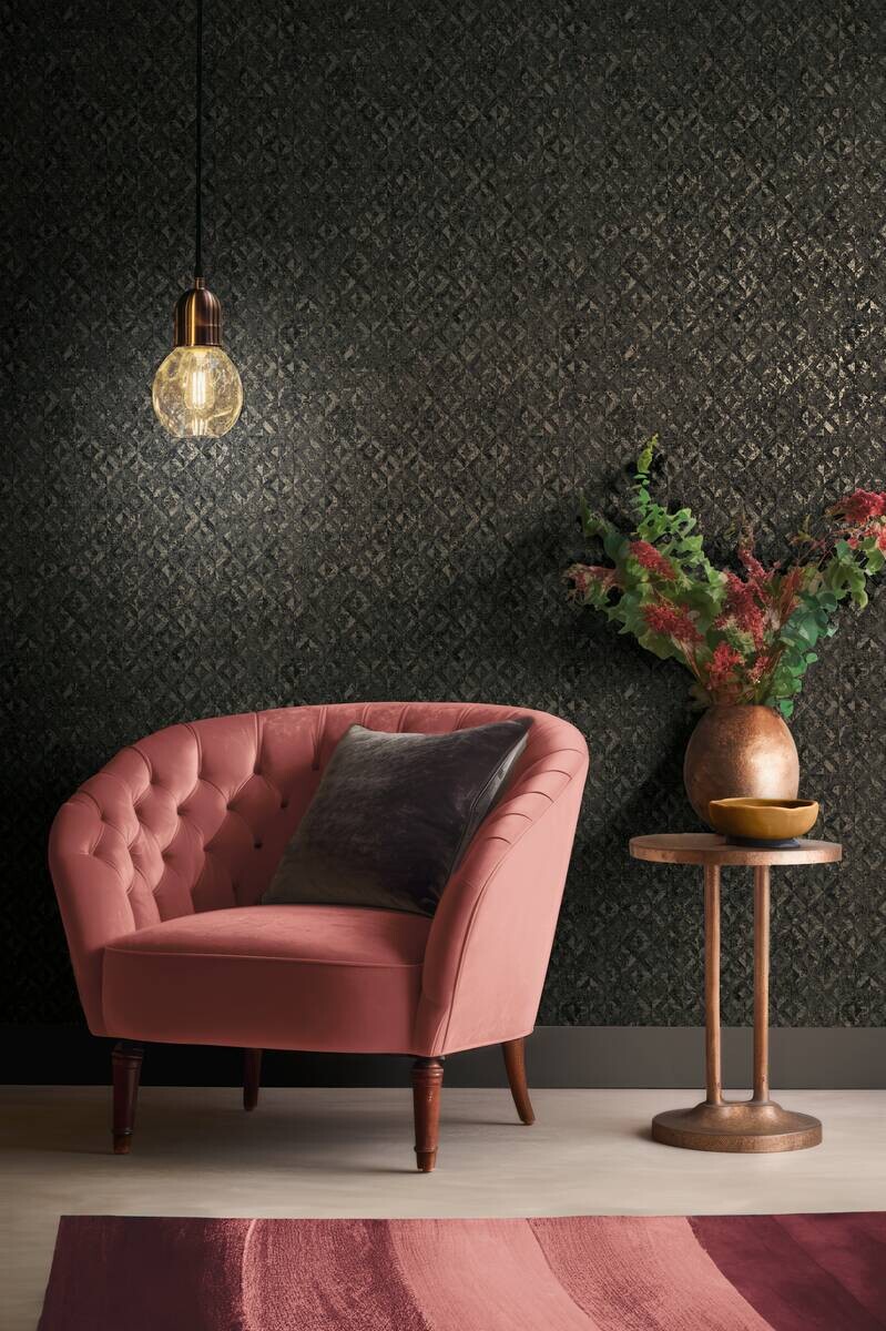 A.S.Creation Vliestapete braun schwarz gold B/H/D: ca. 53x1005x8,8 cm