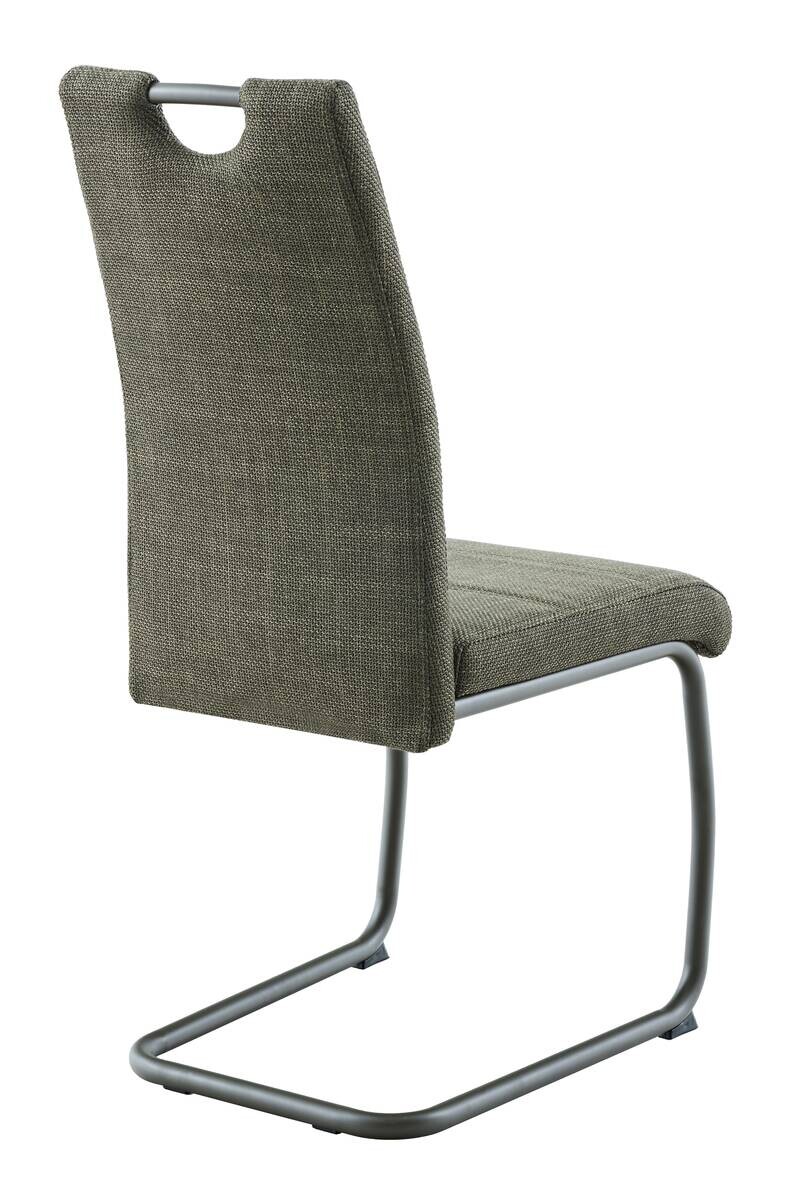 Schwingstuhl Florenz grün Webstoff B/H/T: ca. 43x99x60 cm