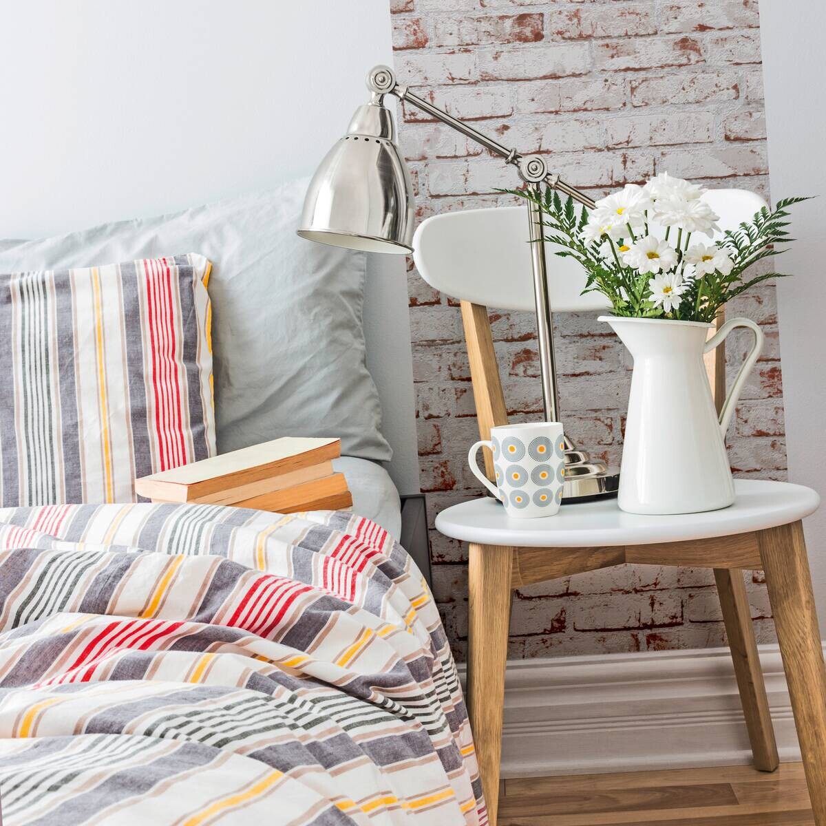 A.S.Creation Tapete weiß rot B/H/D: ca. 52x250x7,5 cm