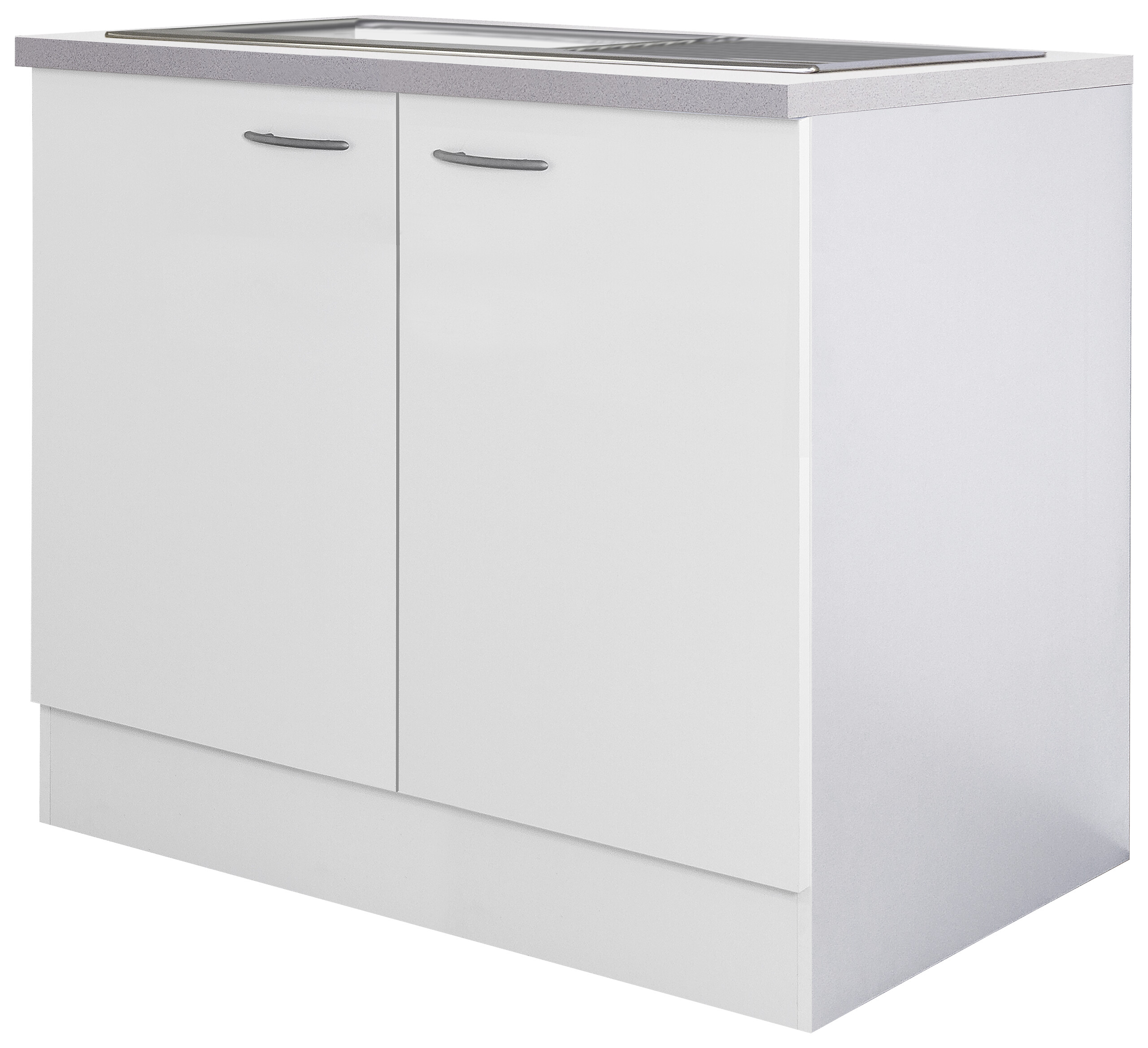 Spülenschrank Wito weiß B/H/T: ca. 100x85x60 cm