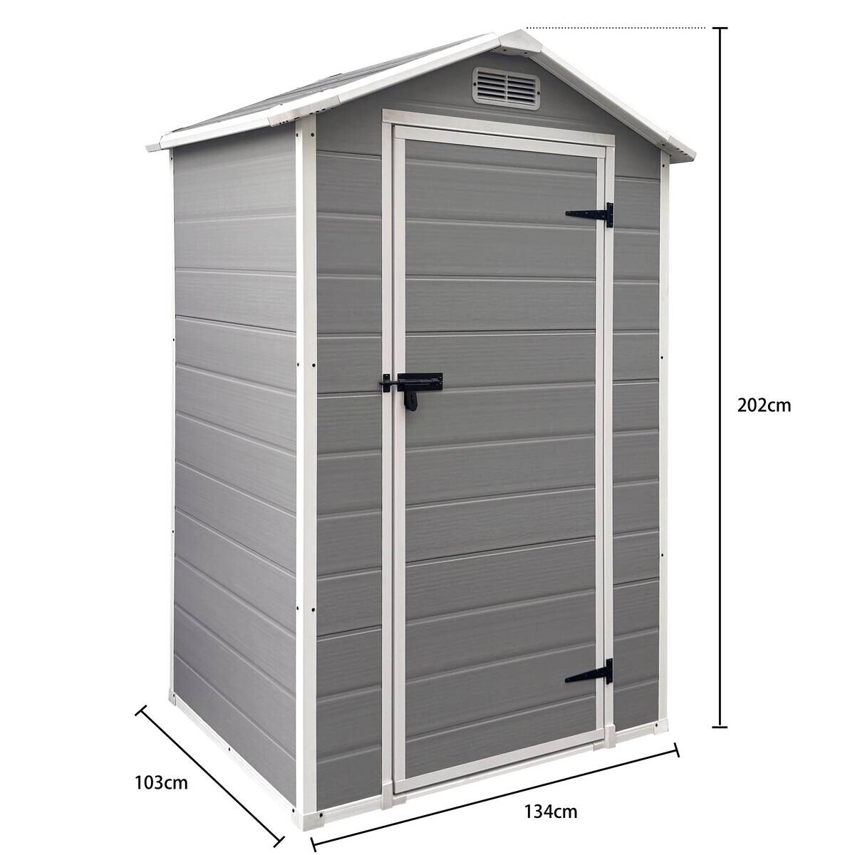 POCOline Gartenhaus Basic grau