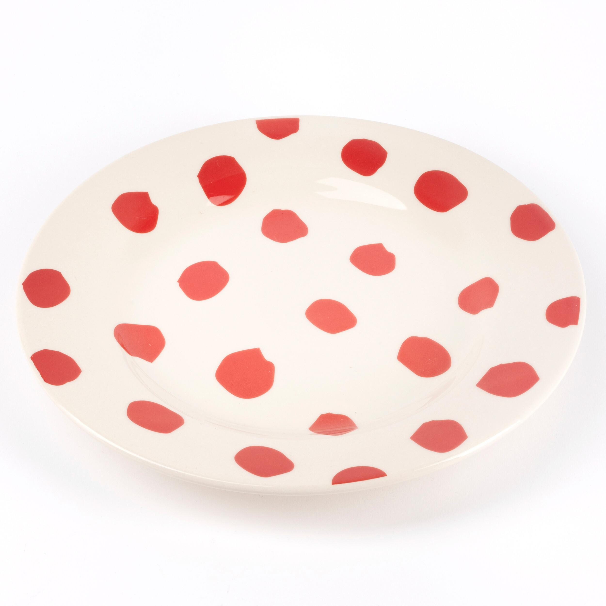 CASA SAMANTHA Teller SABOR rot Steinzeug 3 tlg.