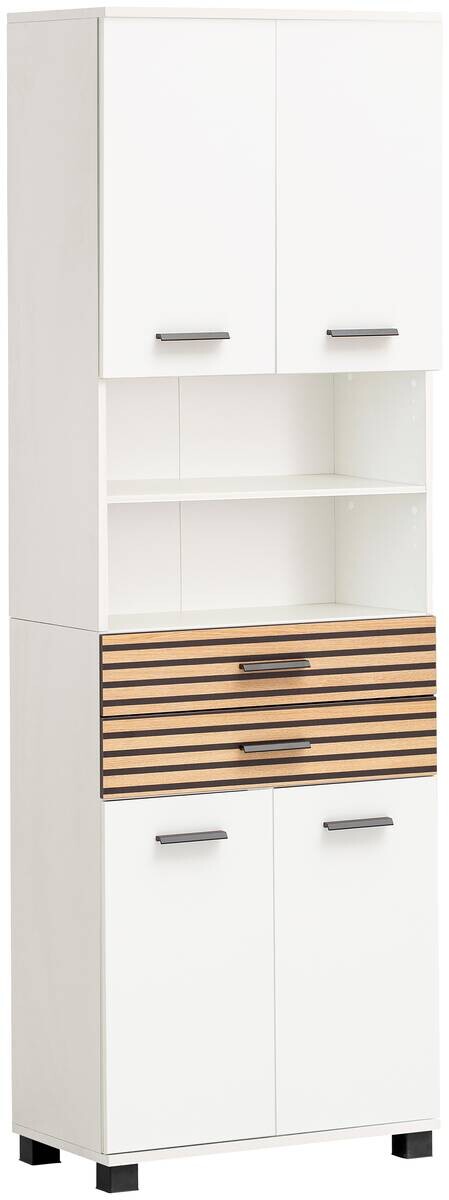 Hochschrank Katta weiß matt B/H/T: ca. 59,8x180,9x32,6 cm Hochschrank Katta weiß matt B/H/T: ca. 59,8x180,9x32,6 cm