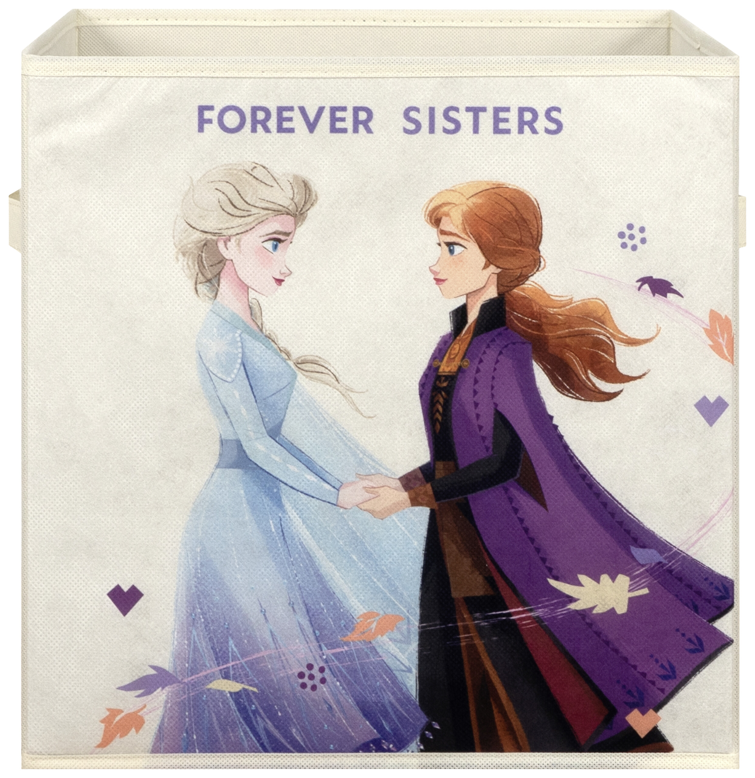 Stoffbox Frozen beige B/H/T: ca. 32x32x32 cm