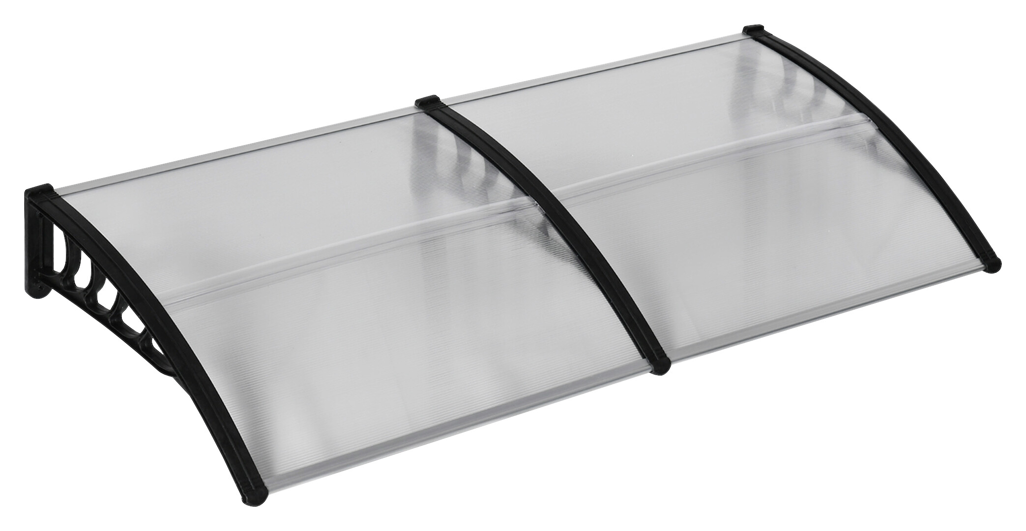 Outsunny Pultvordach transparent B/H/L: ca. 96x27x200 cm