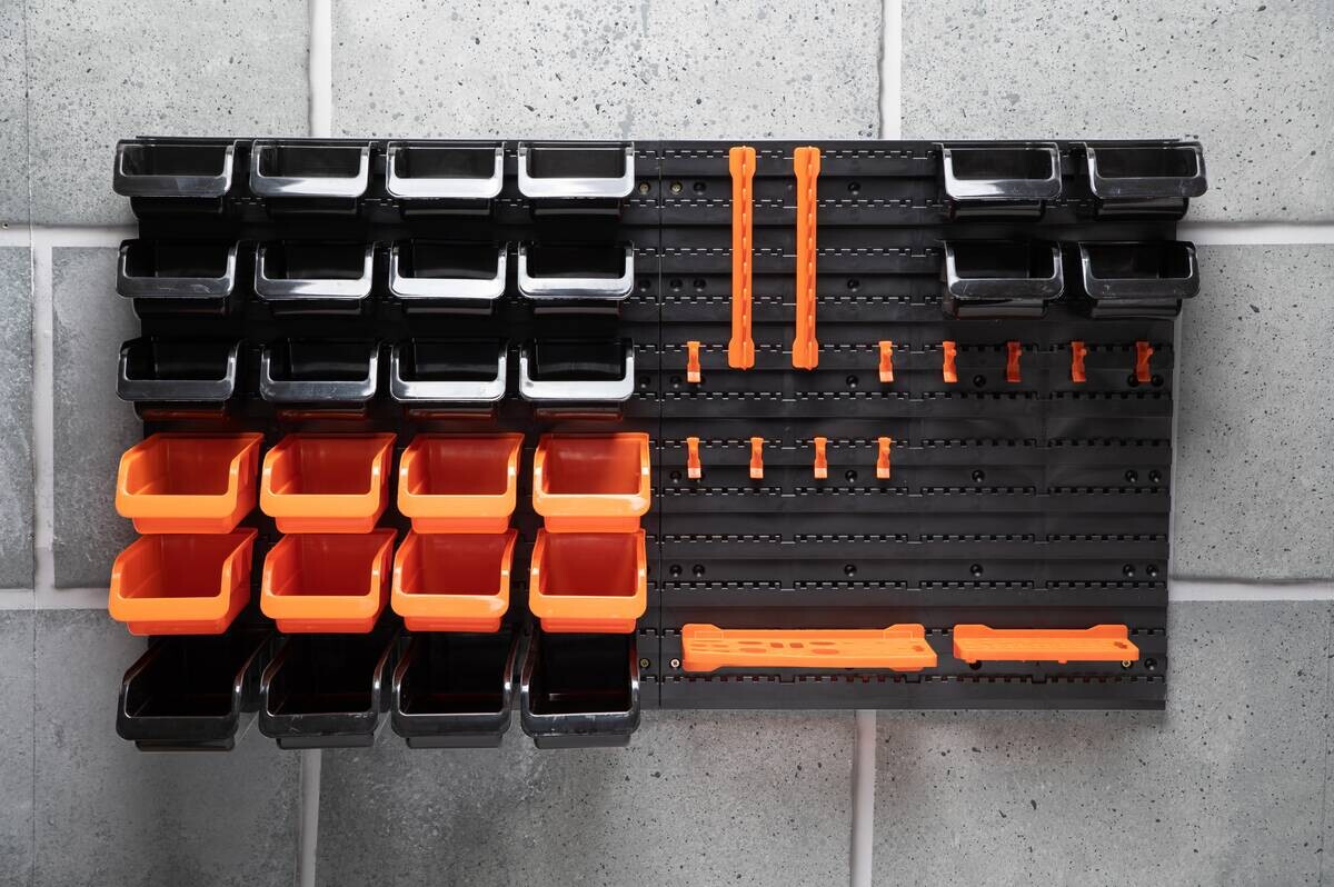 BLACK+DECKER Werkzeugwand orange B/H/L: ca. 14,2x56,3x50 cm