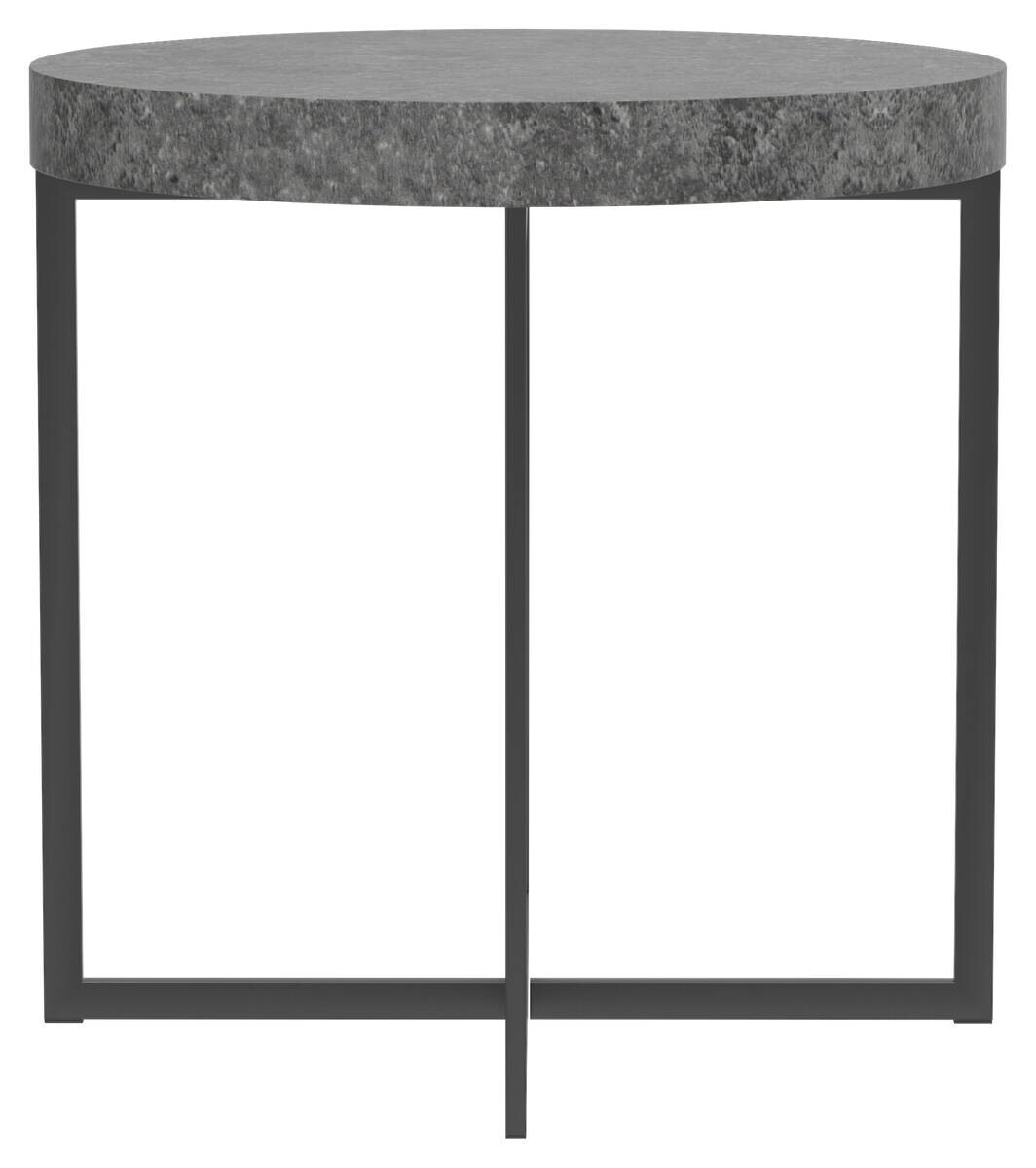 Beistelltisch Celina Beton Optik schwarz B/H/T: ca. 50x50x50 cm