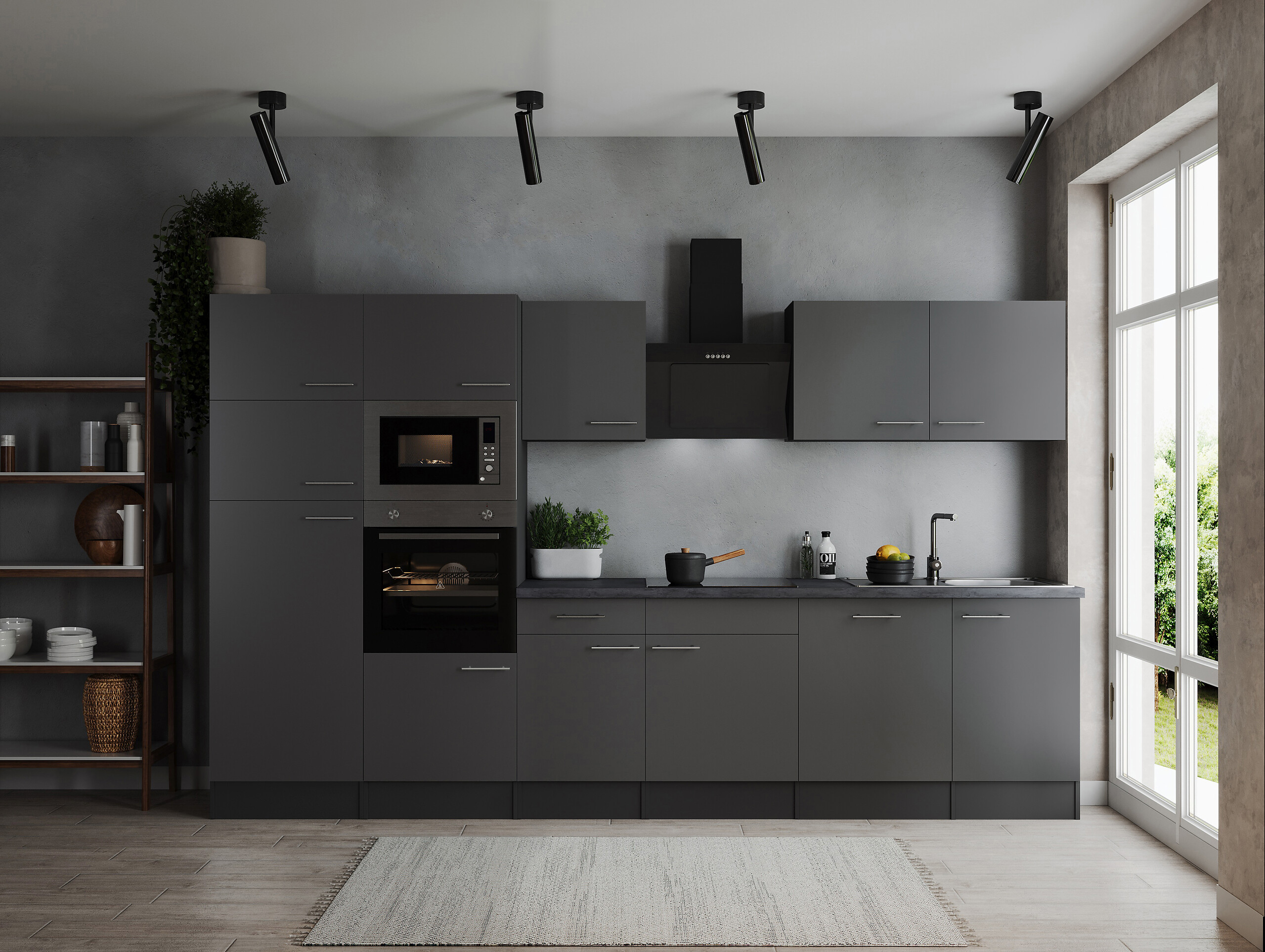 Küchenblock Oliver B/H/T: ca. 340x205x60 cm Küchenblock Oliver B/H/T: ca. 340x205x60 cm