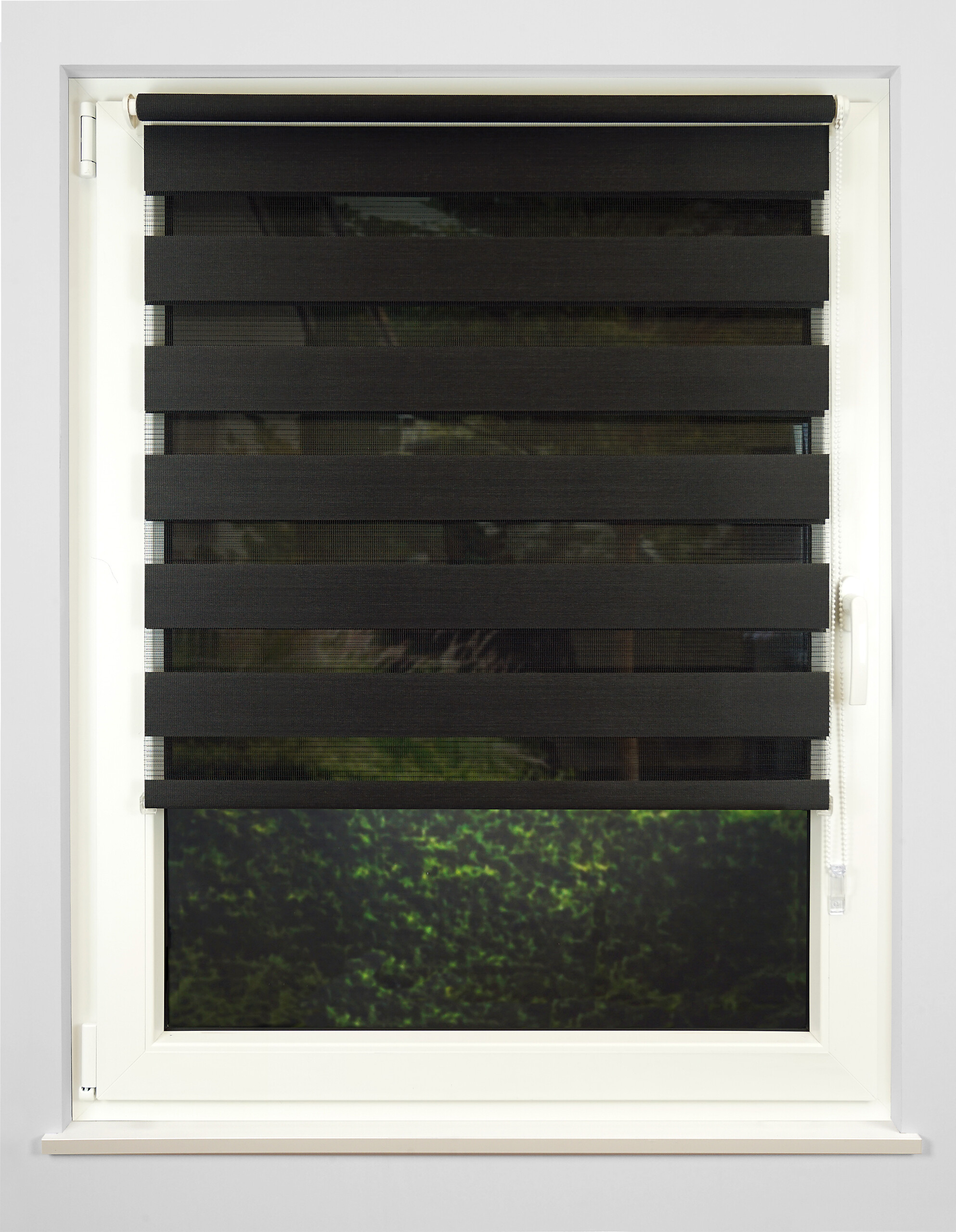 Doppelrollo Just anthrazit B/L: ca. 120x160 cm