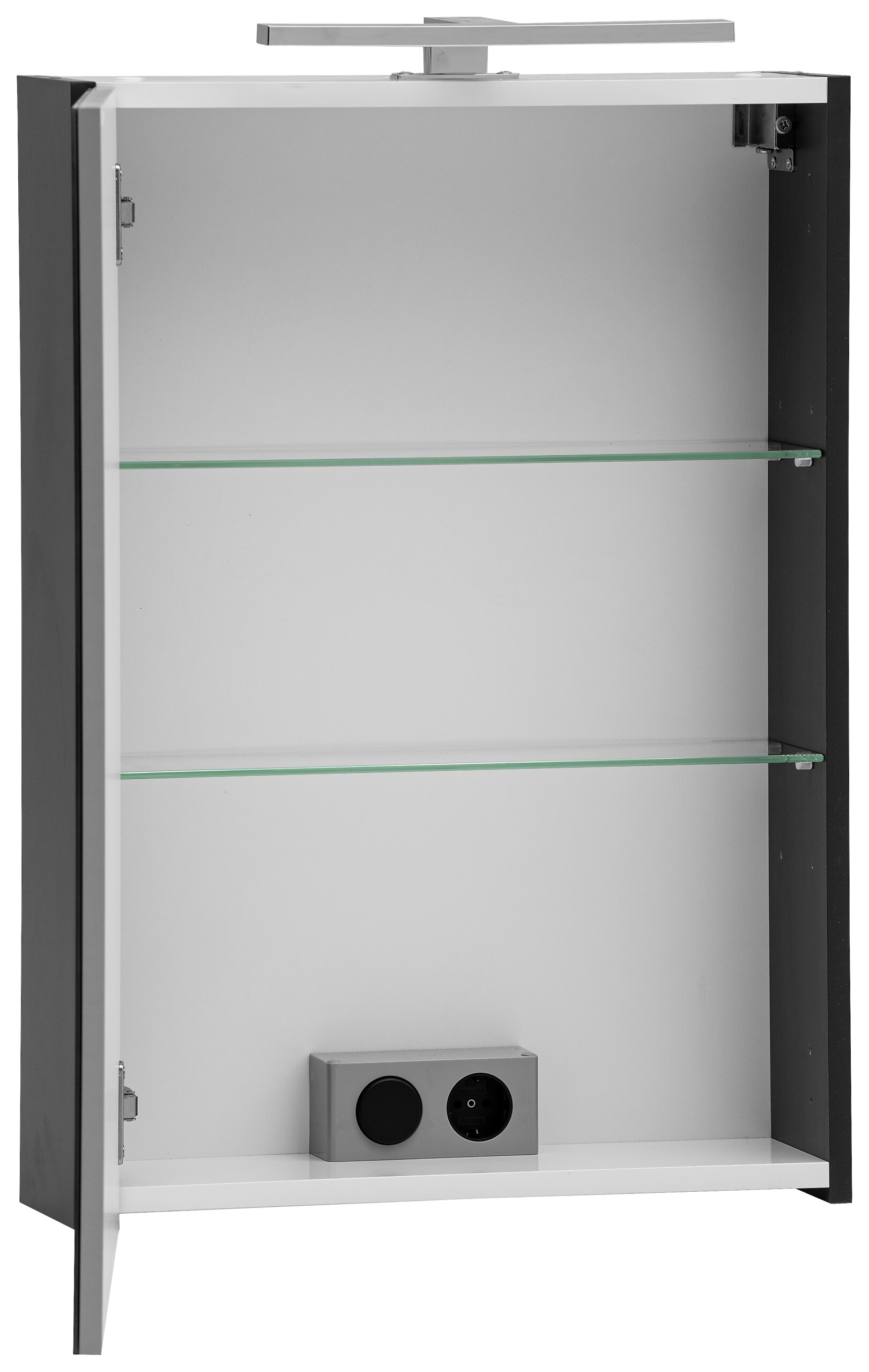 Spiegelschrank Lanos anthrazit B/H/T: ca. 50x75x16 cm