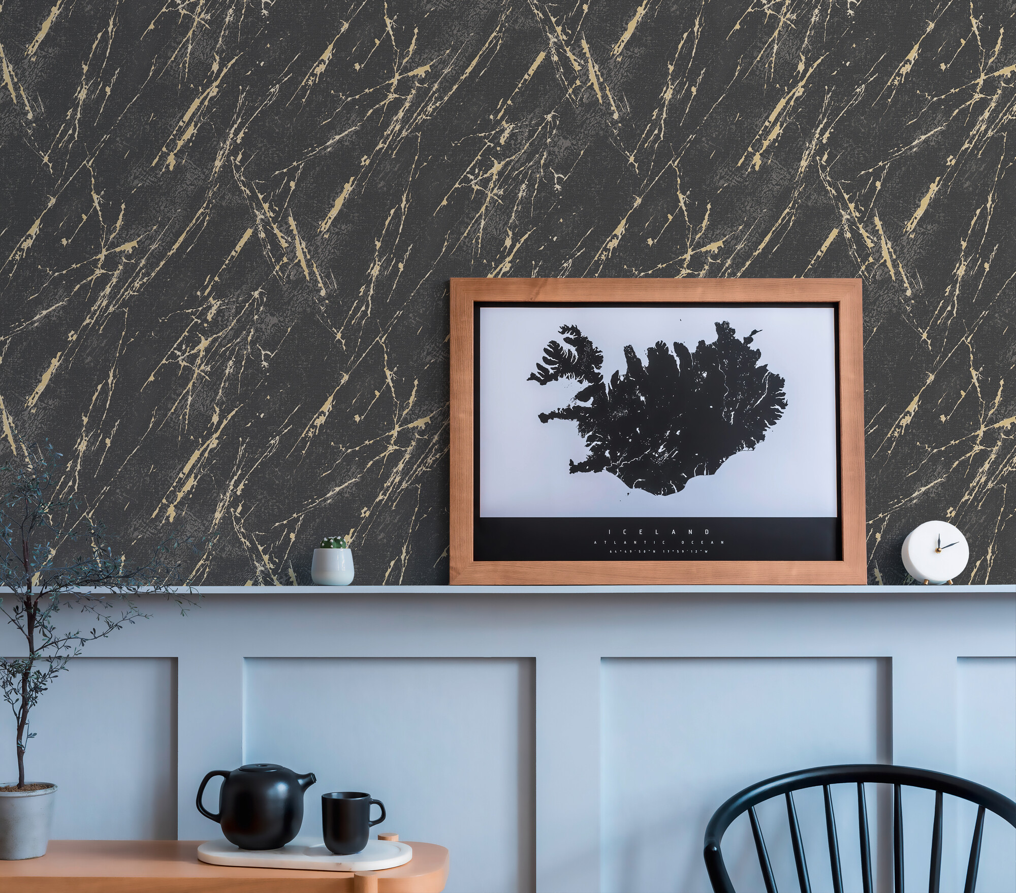 A.S.Creation Vliestapete silber gold B/H/D: ca. 53x1005x9,7 cm