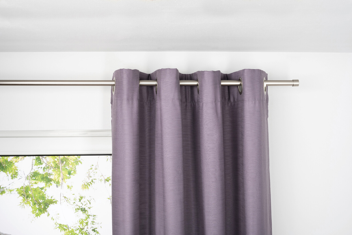Ösenvorhang BALANCE brombeer B/L: ca. 135x300 cm