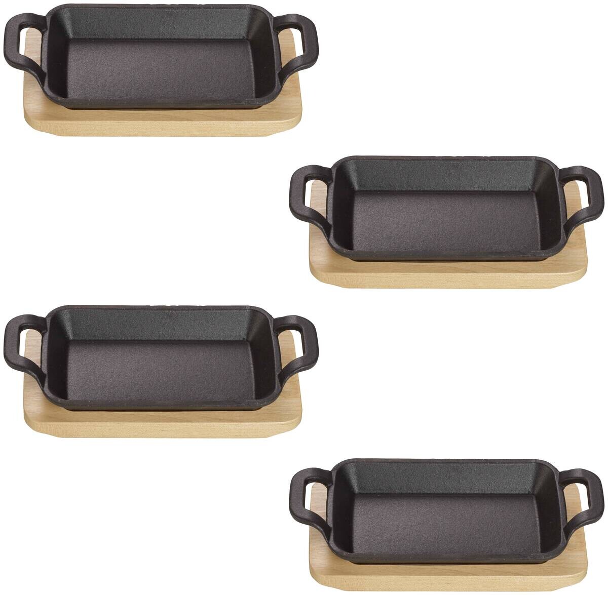 ECHTWERK Servierpfanne schwarz Eisen B/H/L: ca. 10x4x20 cm