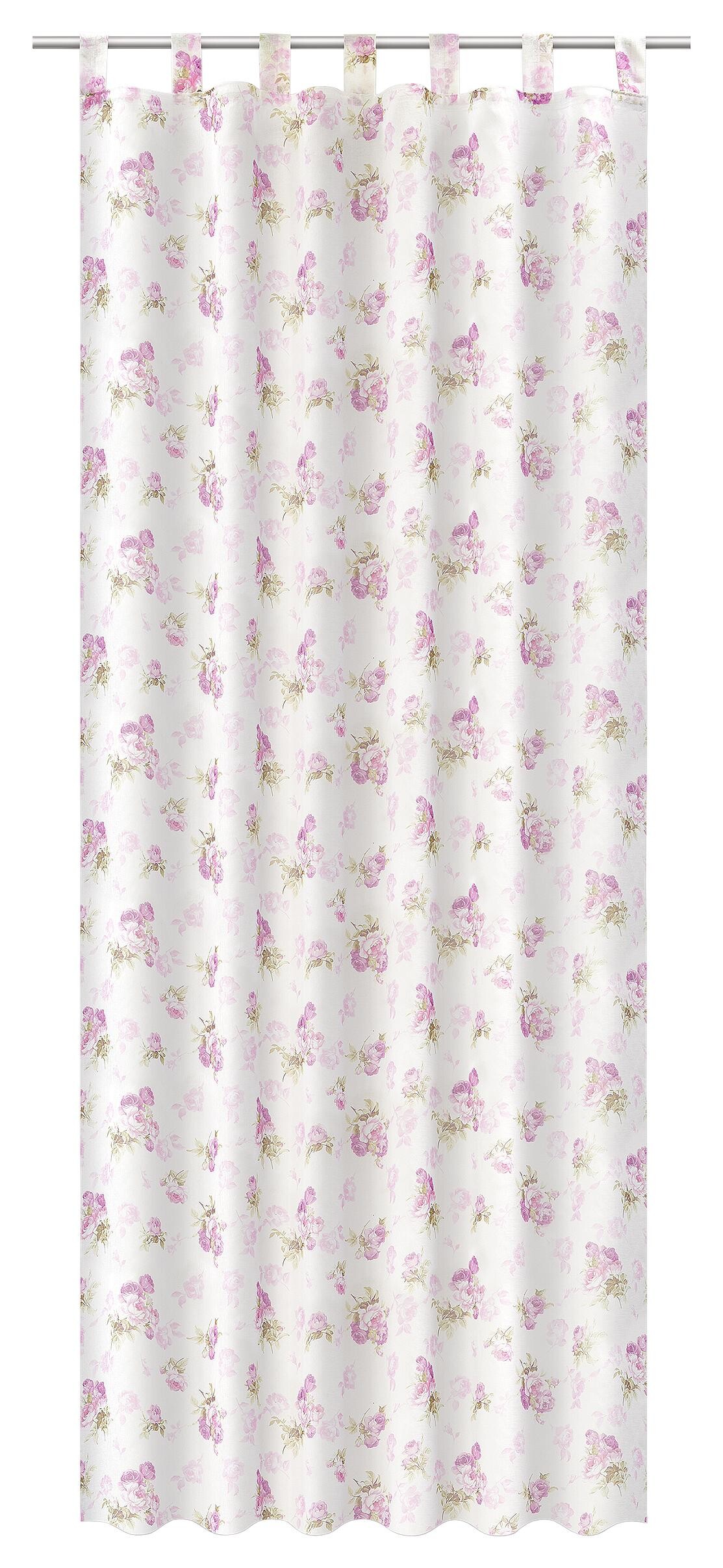 POCOline Kombivorhang Rosemarie-II rosé B/L: ca. 135x245 cm