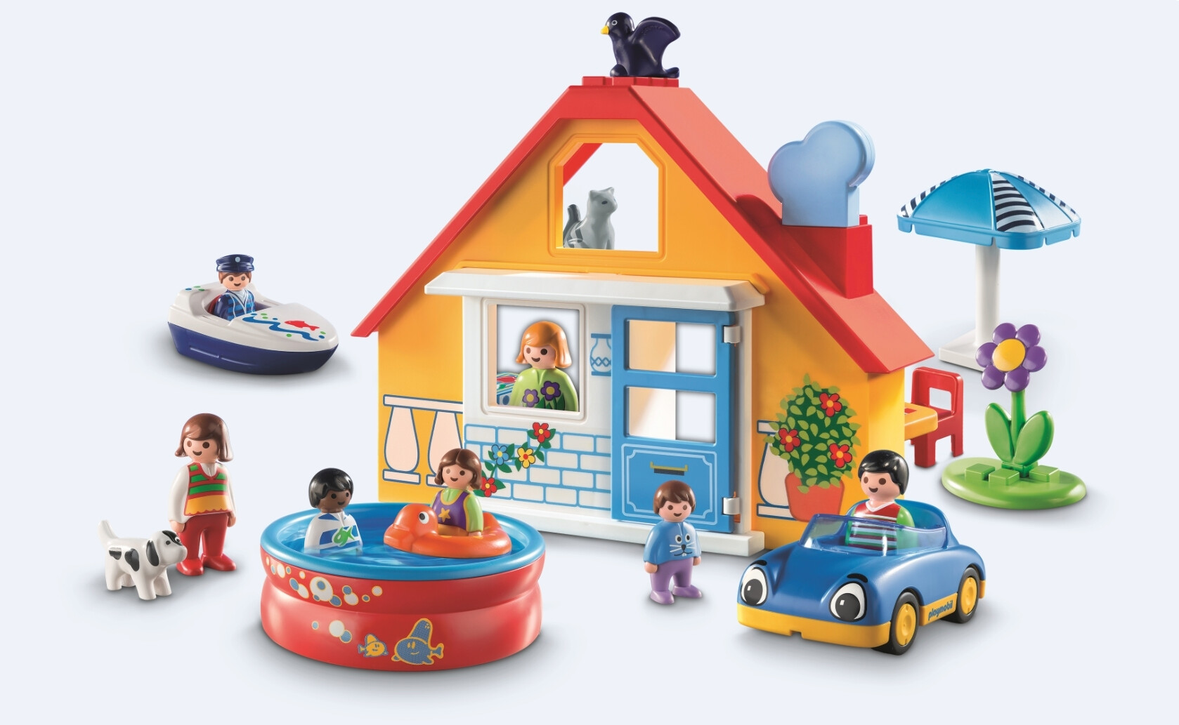 Playmobil Ferienhaus mit Pool 9527