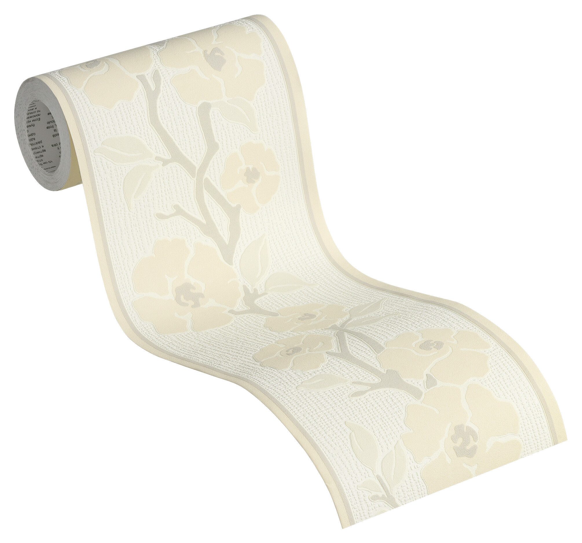 A.S.Creation Bordüre creme grau B/H/D: ca. 17x500x7,5 cm