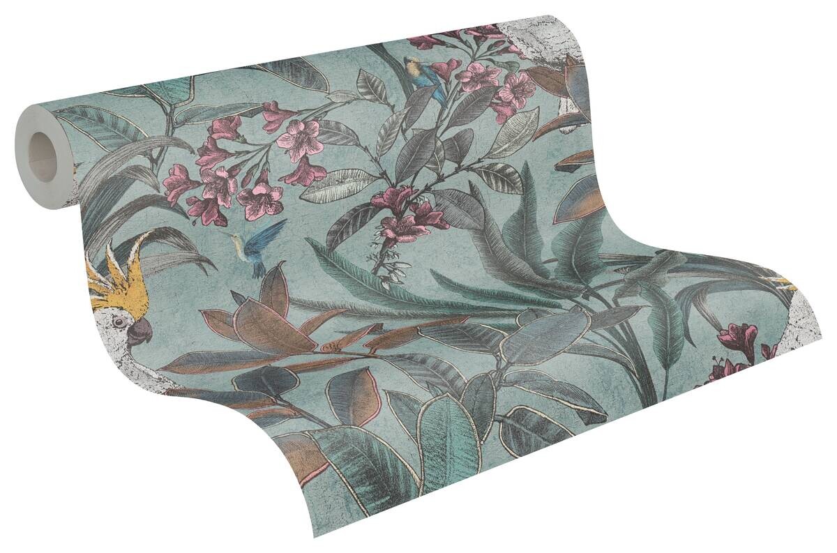 A.S.Creation Vliestapete pink blau B/H/D: ca. 53x1005x8 cm