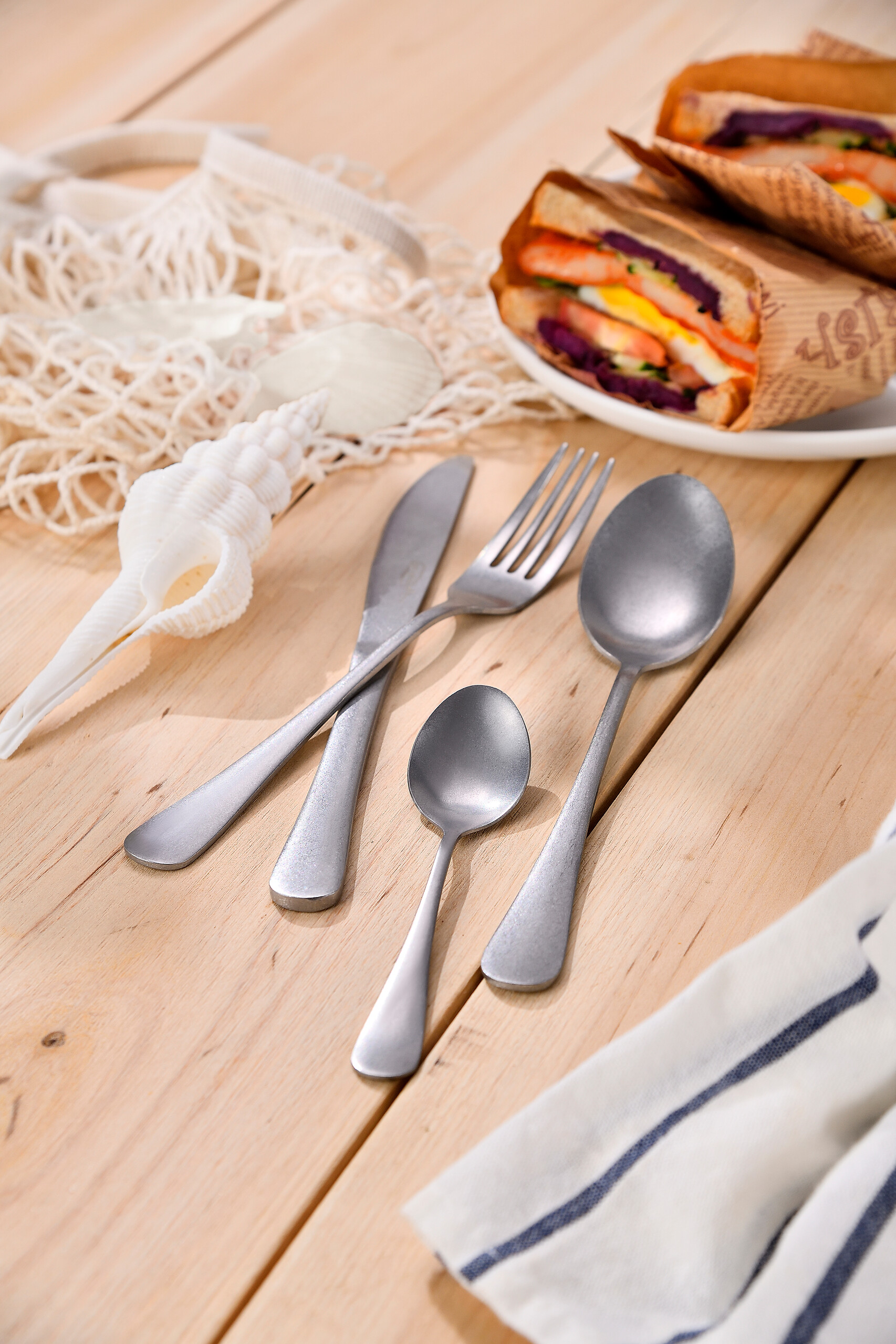 SAN IGNACIO Besteckset HAPPIE COLORS bunt Edelstahl 24 tlg.