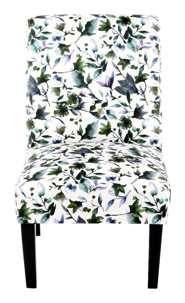 Stuhl Indira 100 grün weiß Microfaser Microfaser B/H/T: ca. 55x92x77 cm